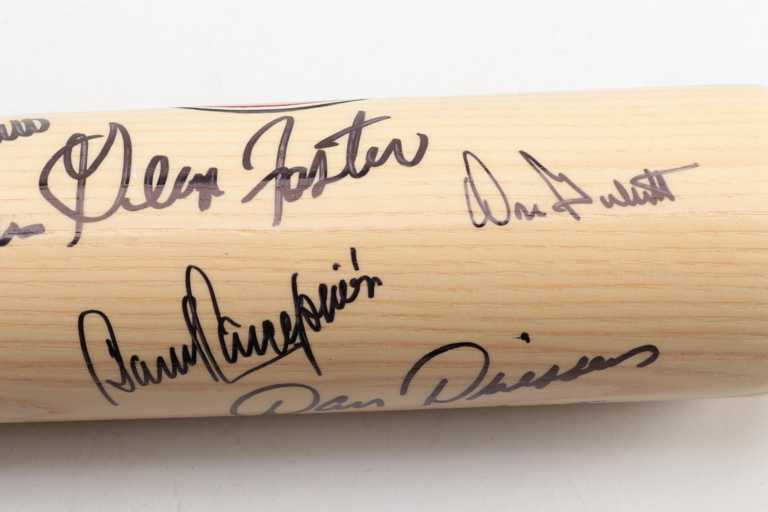 1976 Cincinnati Reds Signed "Word Series Champions" Team Baseball Bat
