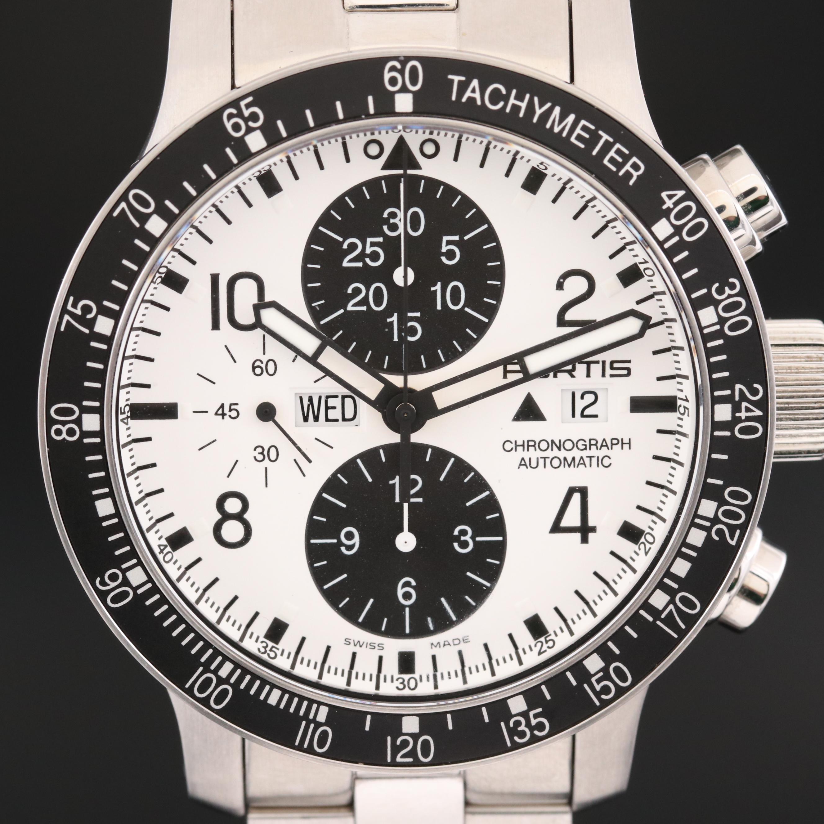 Fortis B - 42 Stratoliner Stainless Steel Automatic Chronograph Watch