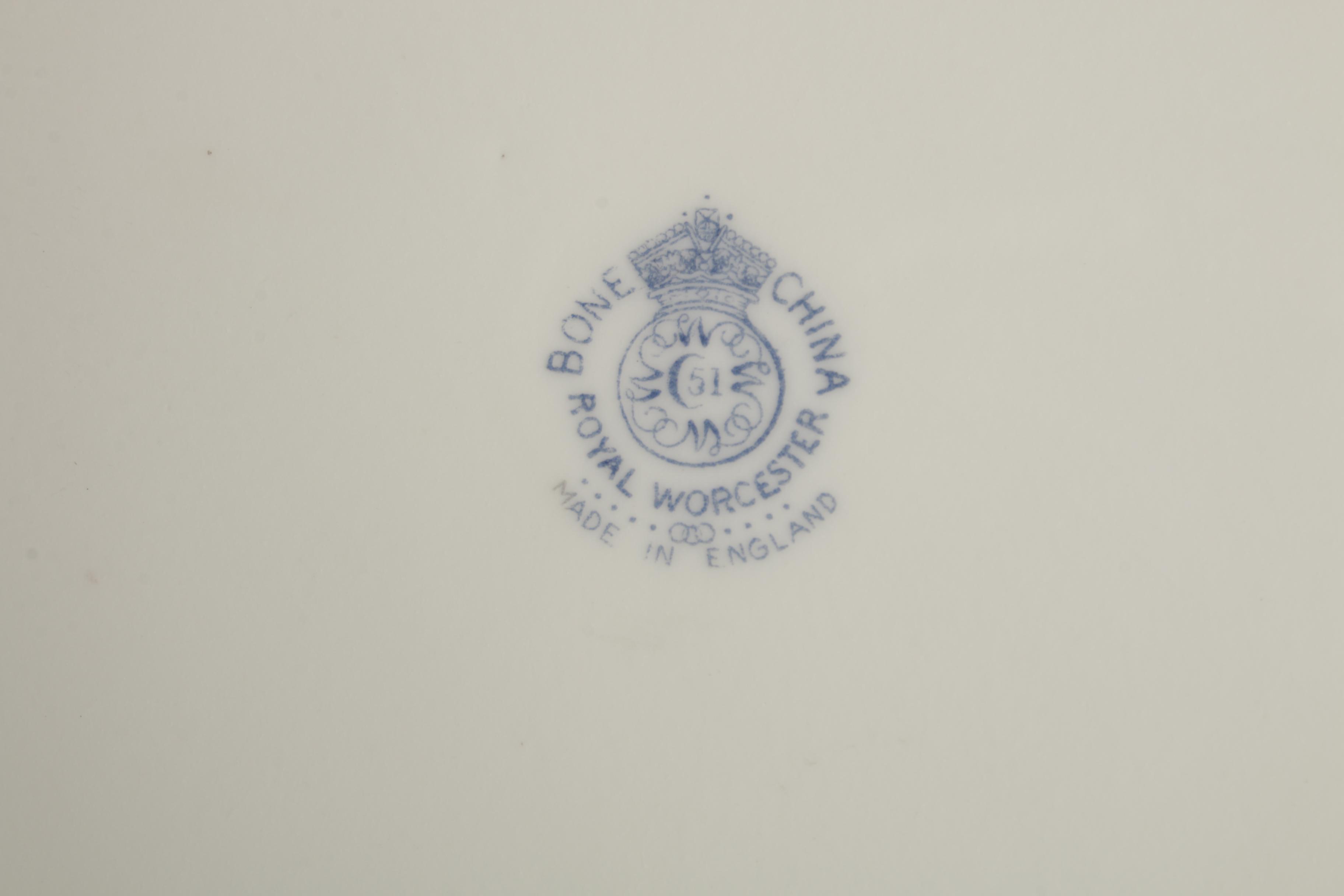 Royal Worchester "Pillament" Bone China Dinnerware