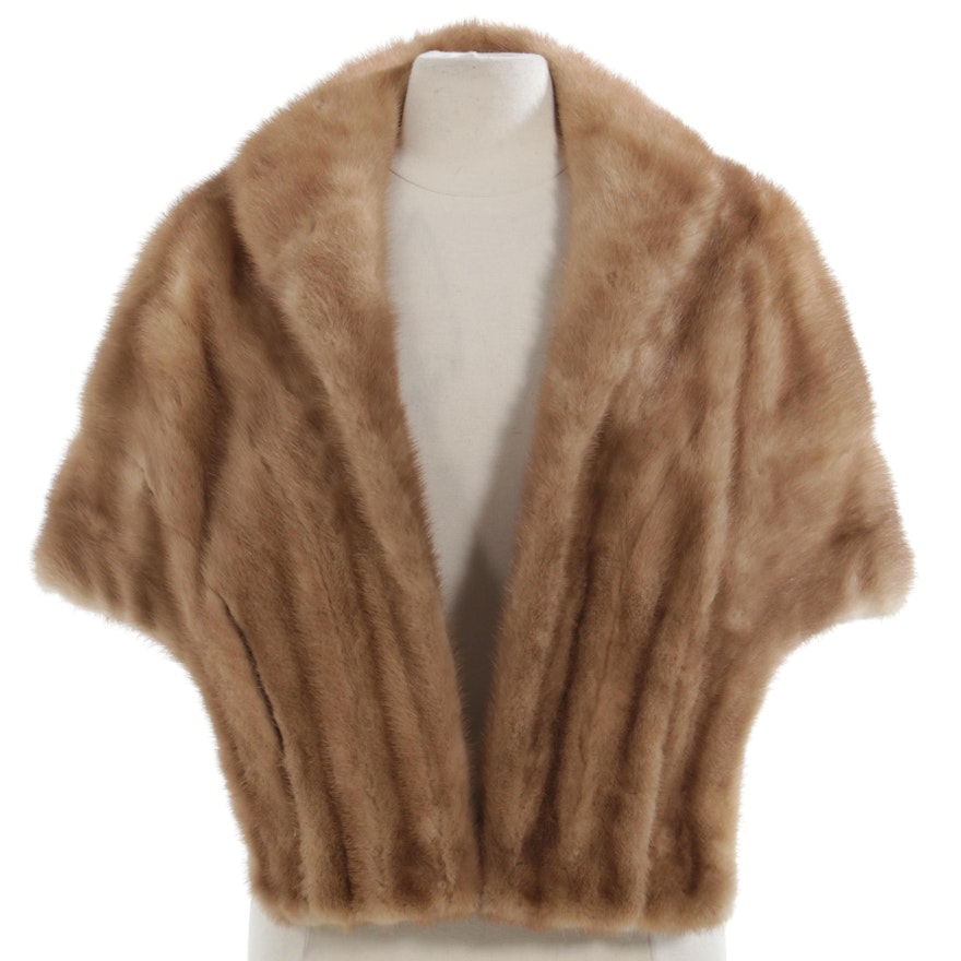 Mink Fur Stole by The Fashion of Columbus, Vintage