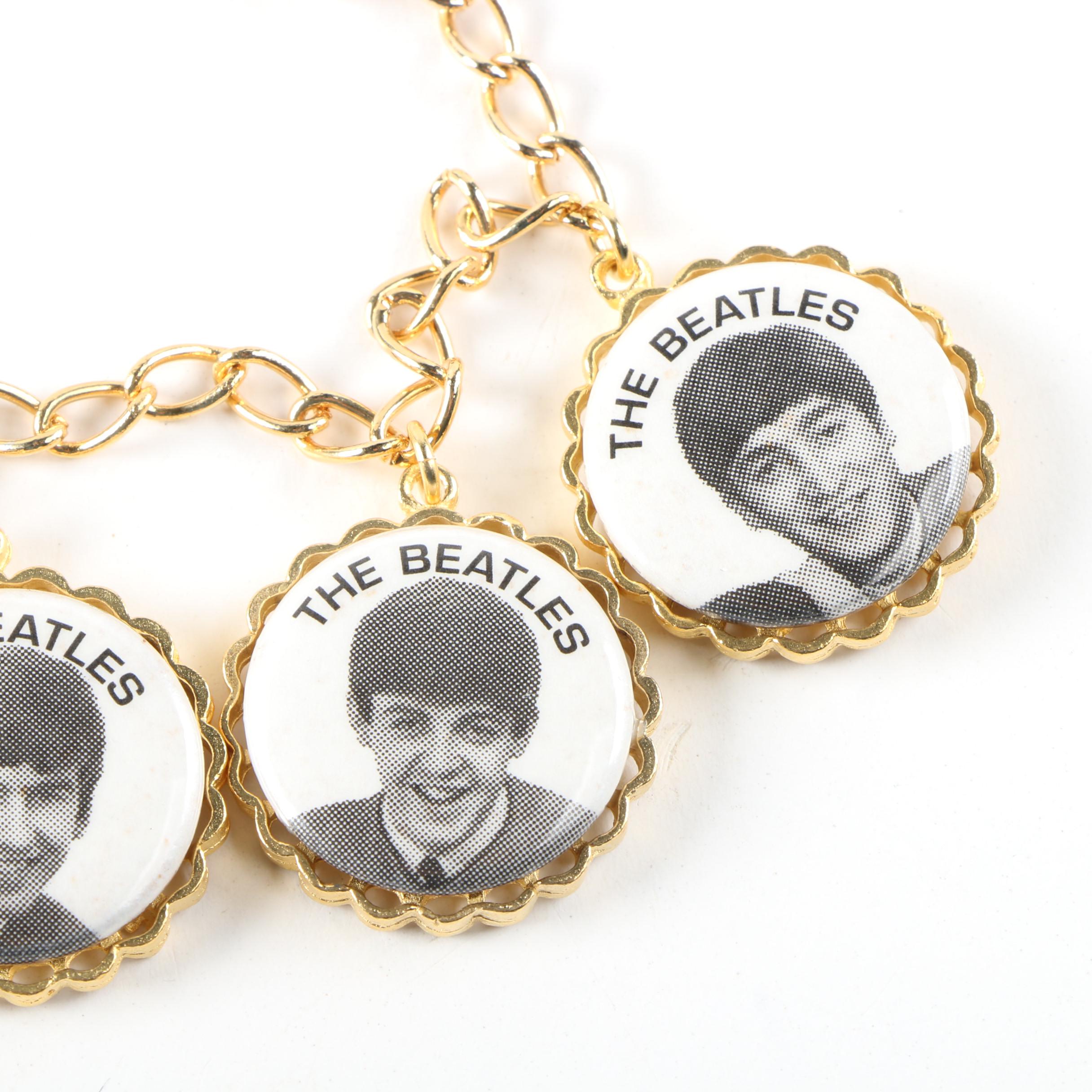 Nems Entertainment England "The Beatles" Charm Bracelet, 1964