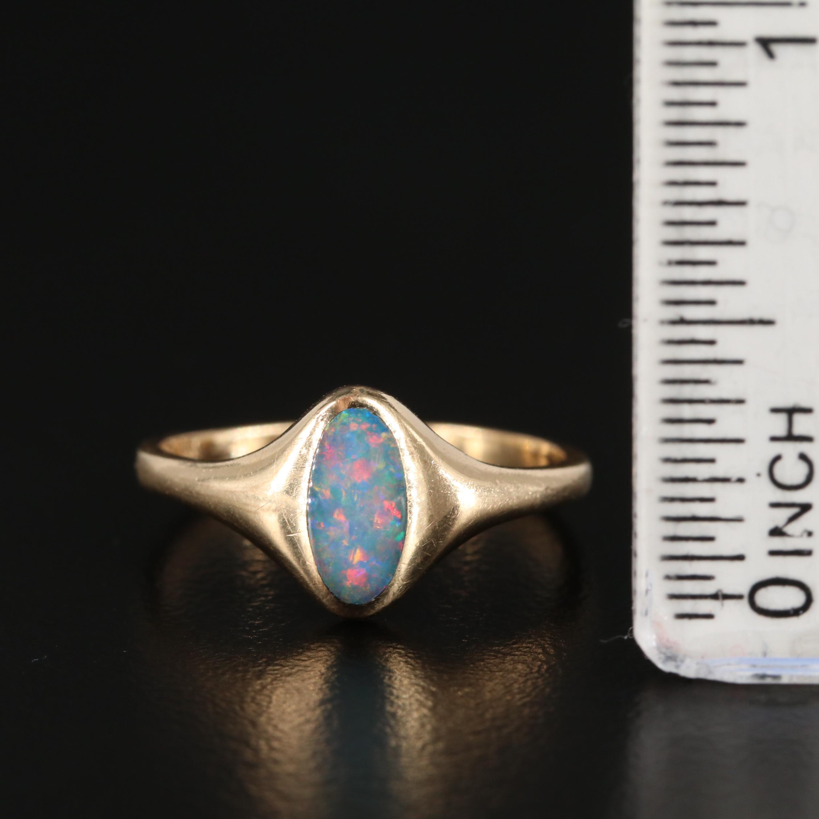 Kabana 14K Yellow Gold Opal Ring