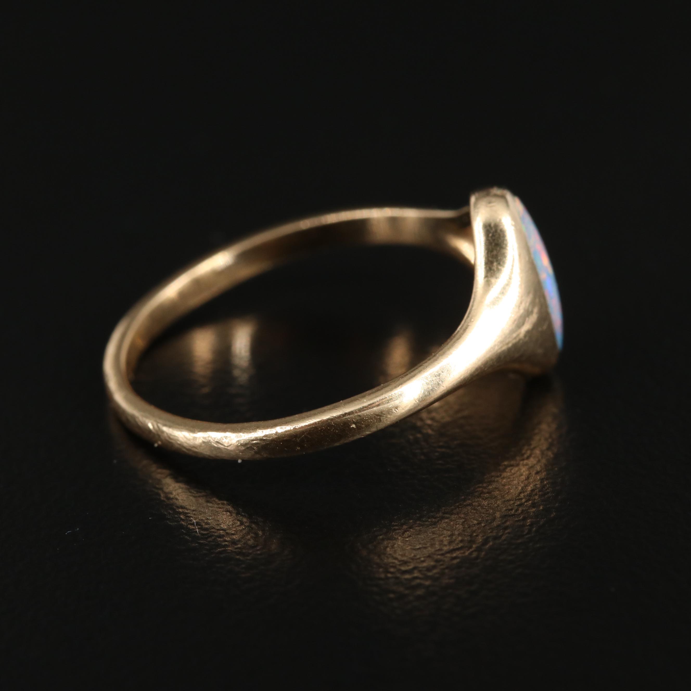 Kabana 14K Yellow Gold Opal Ring
