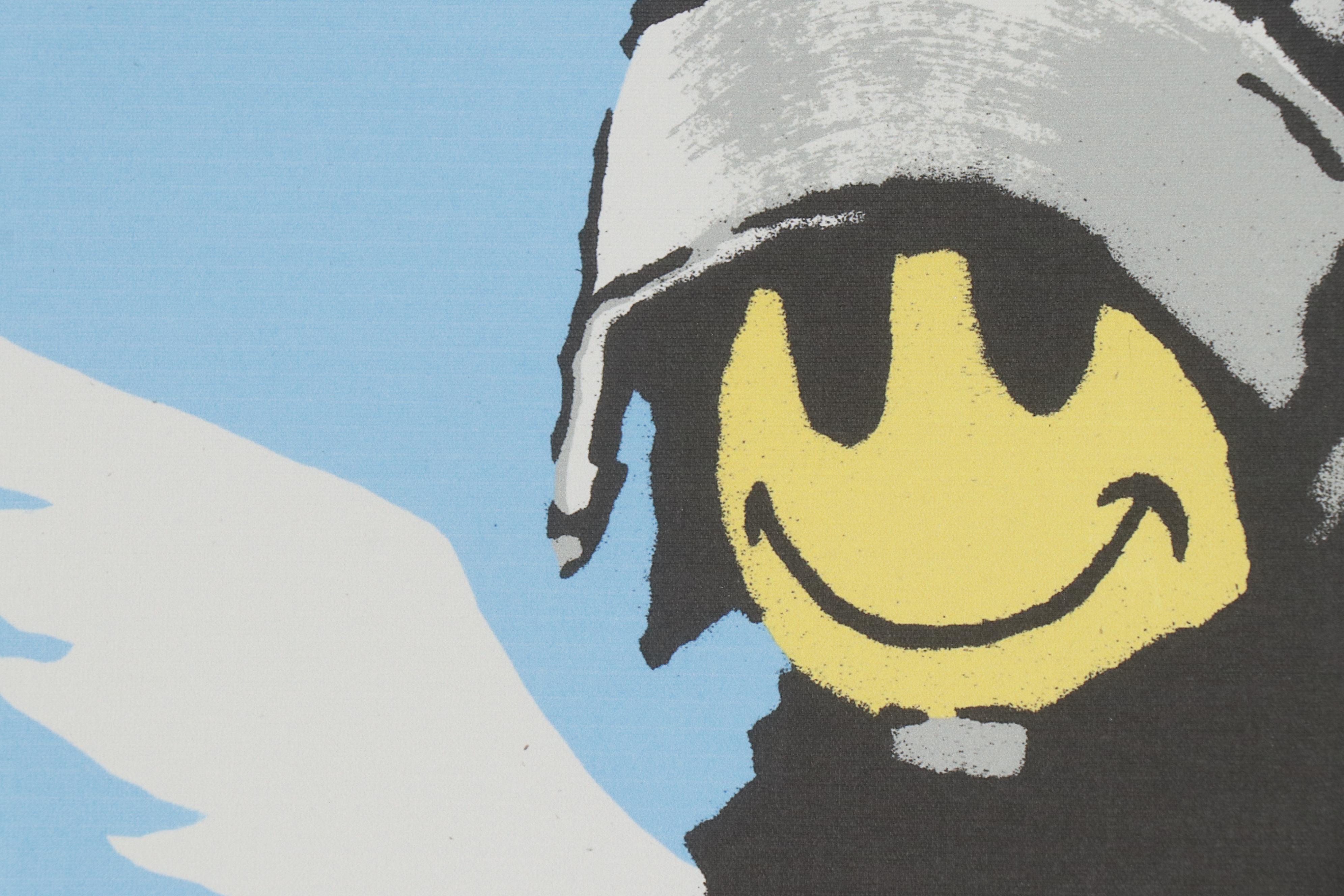 Giclée after Banksy "Smiley Police Trooper"