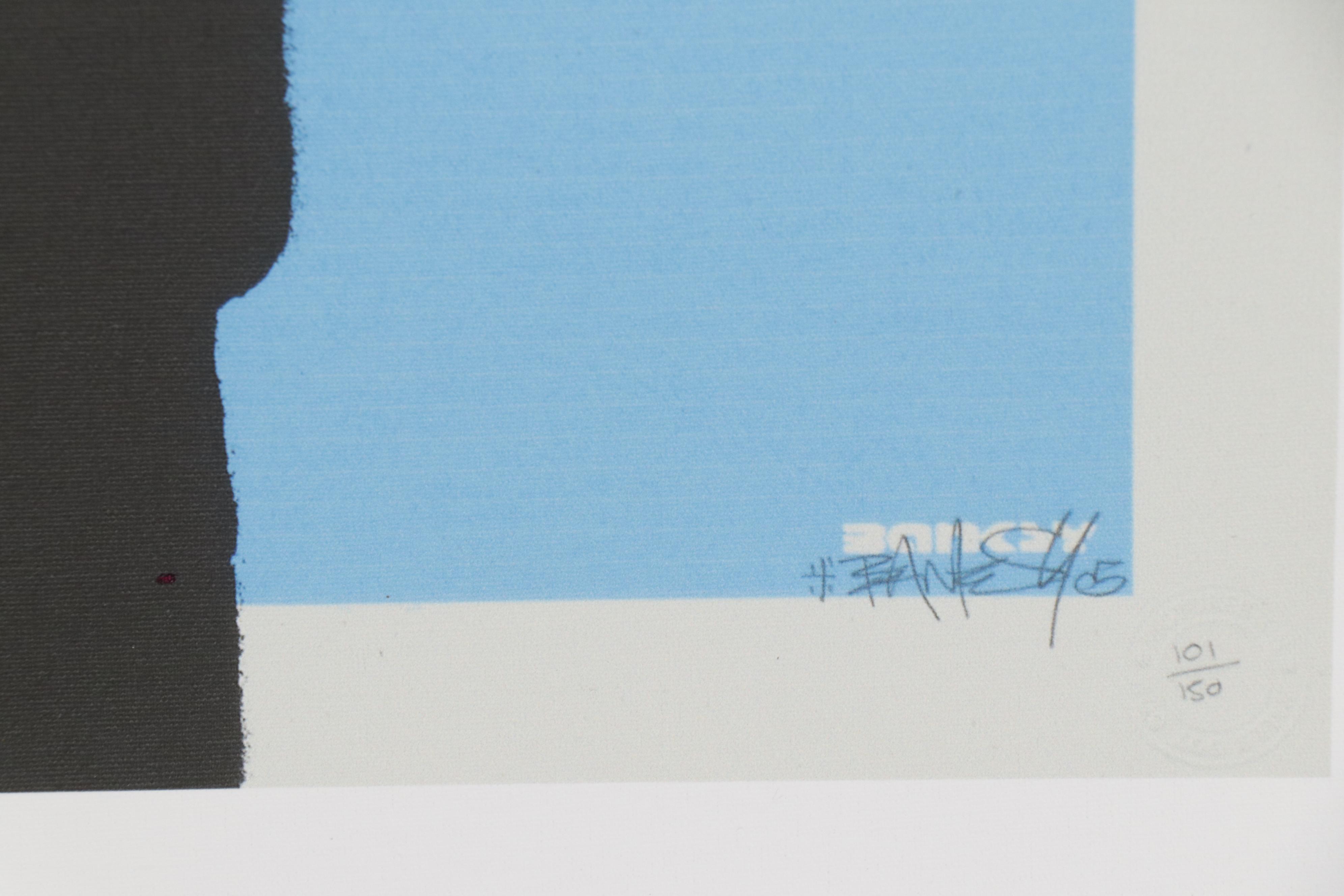 Giclée after Banksy "Smiley Police Trooper"