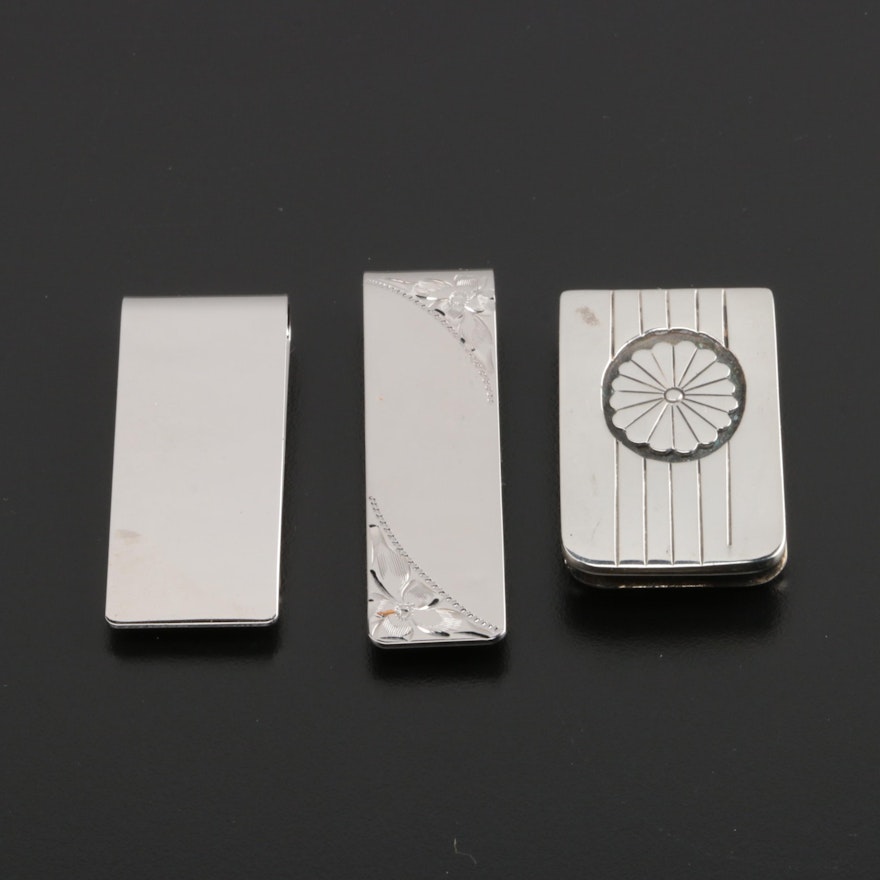 Sterling Silver Money Clips