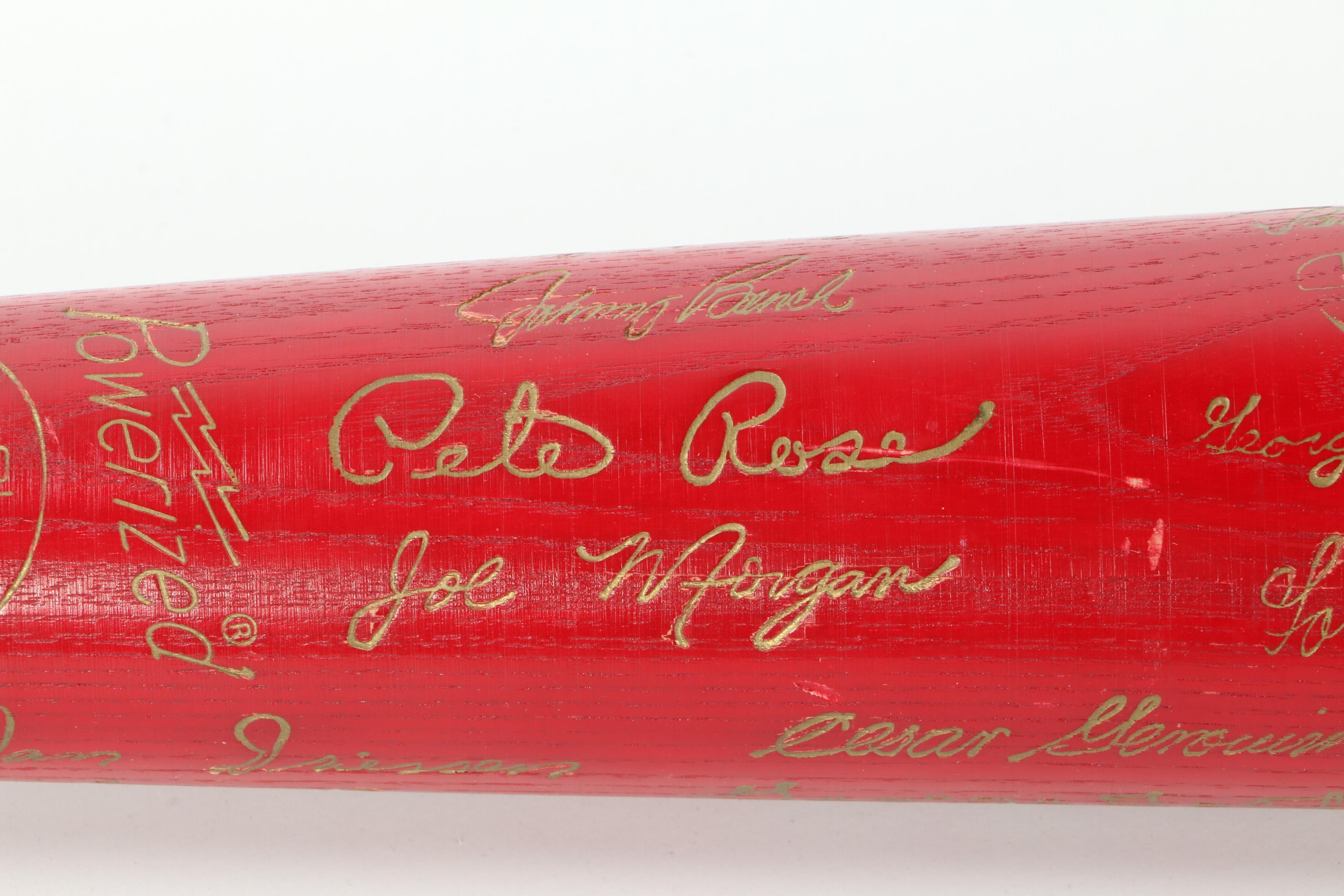 Cincinnati Reds '75 Pennant, '76 Red Bat with Other Baseball Collectibles