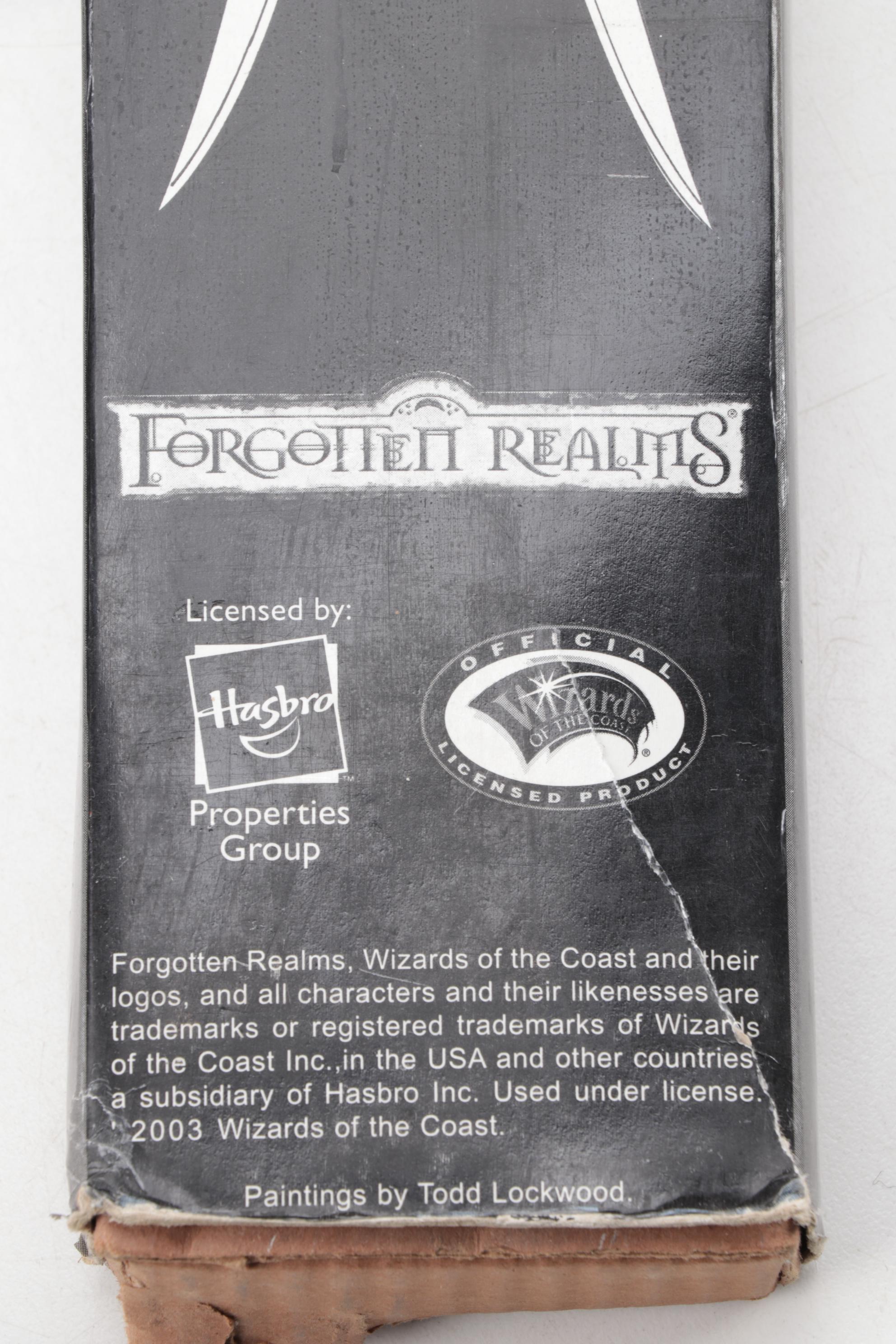 R.A. Salvatore's Twinkle "The Sword of Drizzt" Demon Stone in Original Packaging