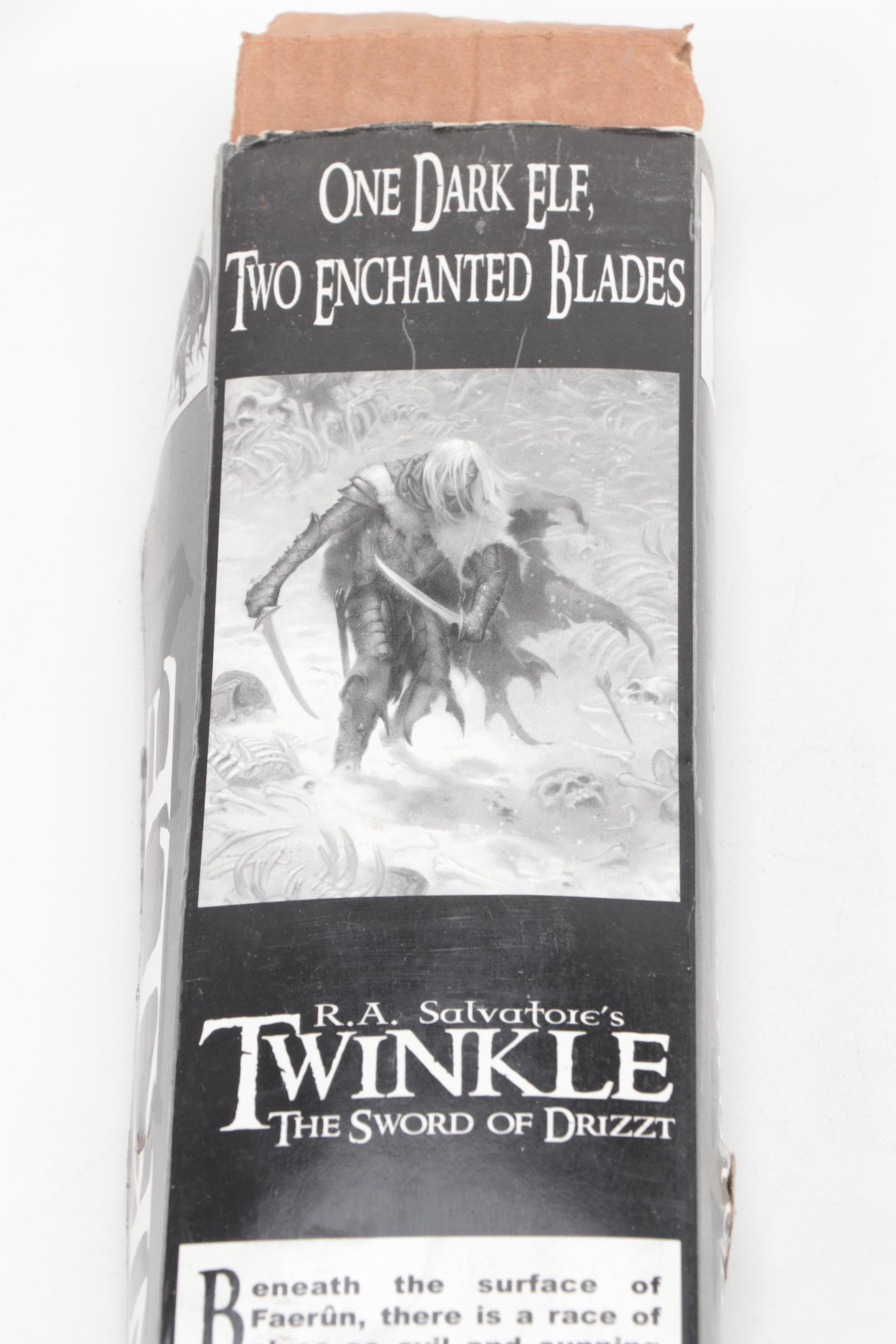 R.A. Salvatore's Twinkle "The Sword of Drizzt" Demon Stone in Original Packaging