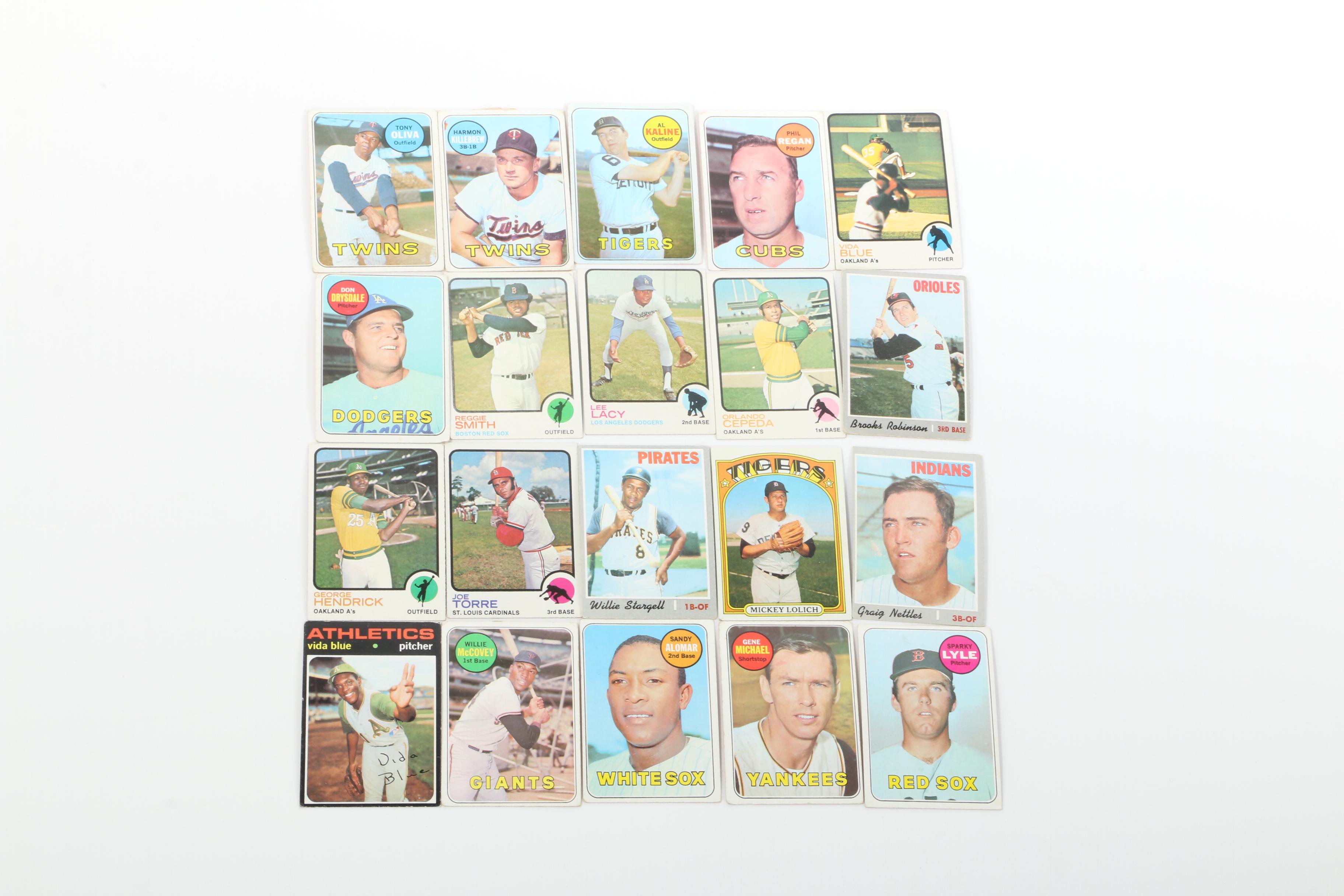 Cincinnati Reds '75 Pennant, '76 Red Bat with Other Baseball Collectibles