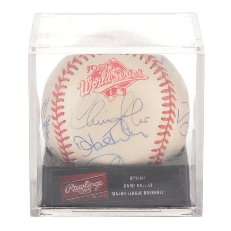 Cincinnati Reds Signed 1990 World Series Baseball