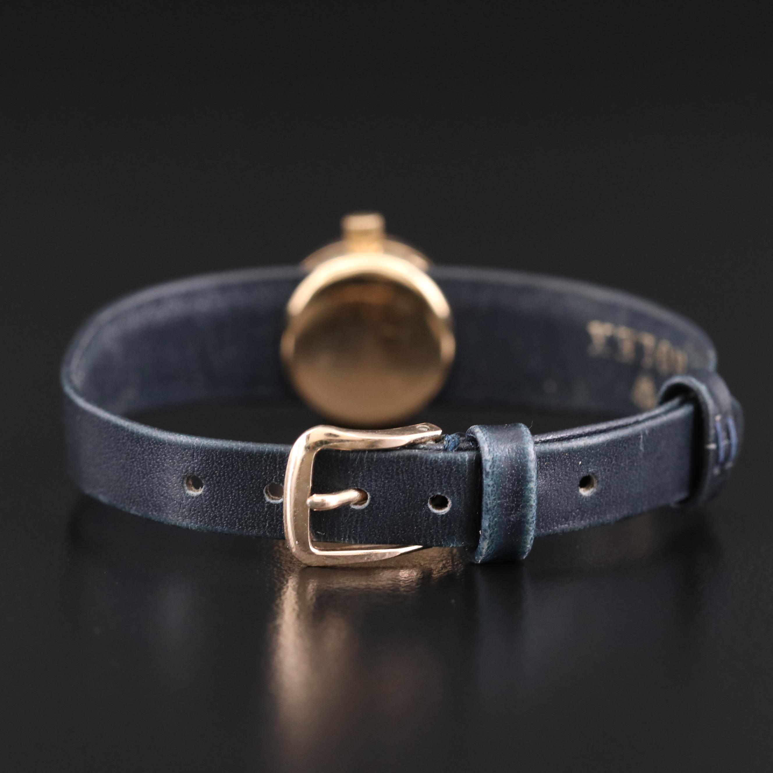 Vintage Rolex Orchid 18K Gold Watch with Stelline Dial, 1956