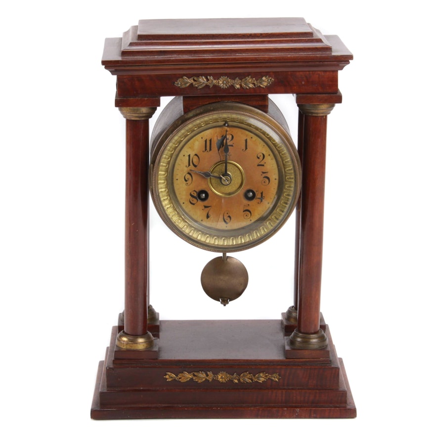 Junghans French Empire Style Portico Clock