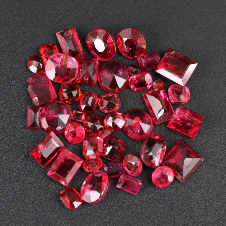 Loose 11.85 CTW Ruby Gemstone Selection