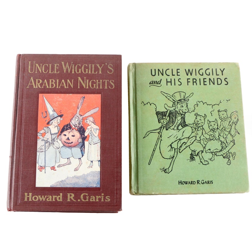 1917 "Uncle Wiggily's Arabian Nights" and 1955 "Uncle Wiggily and His Friends"