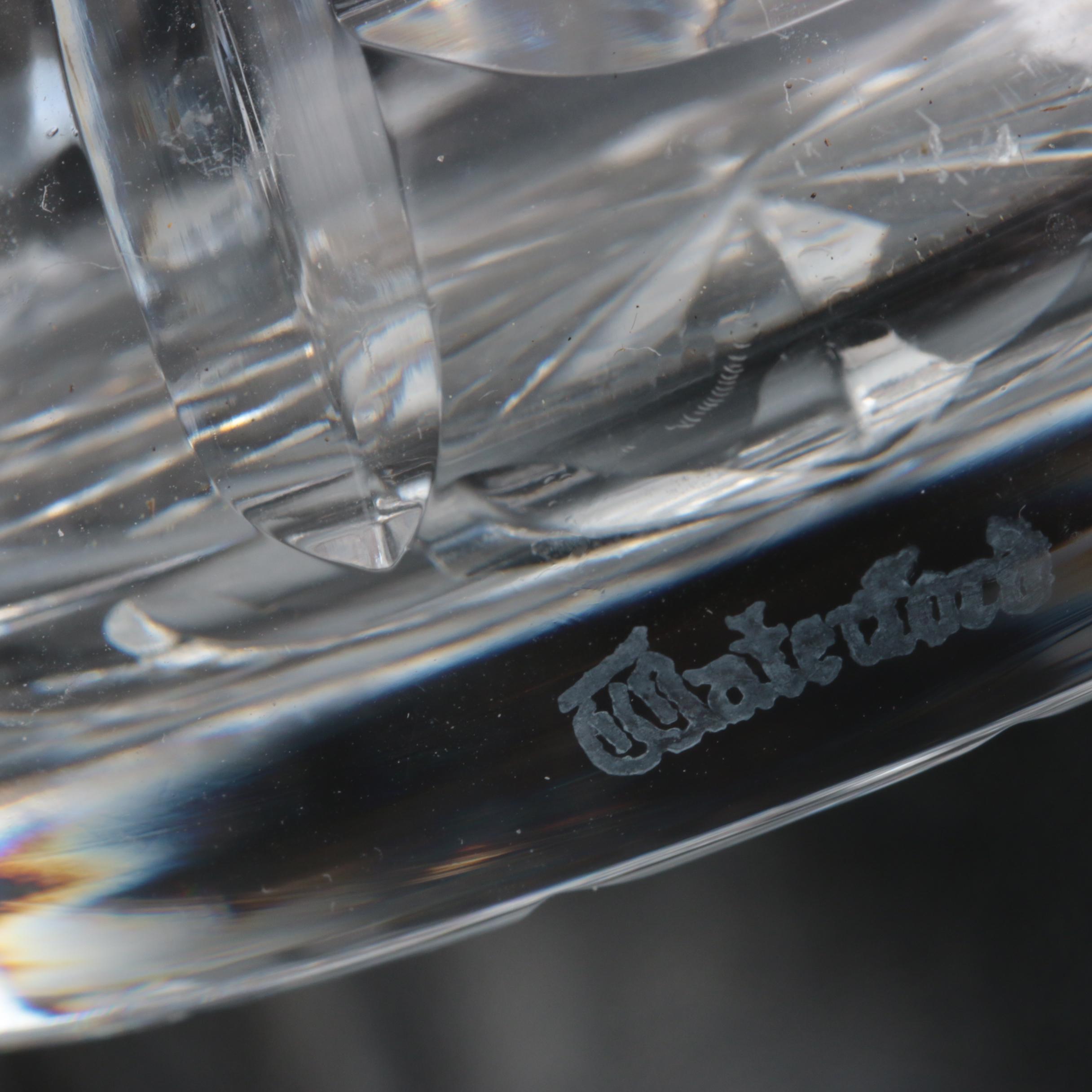 Waterford Crystal Pitcher and Creamers, Late 20th Century