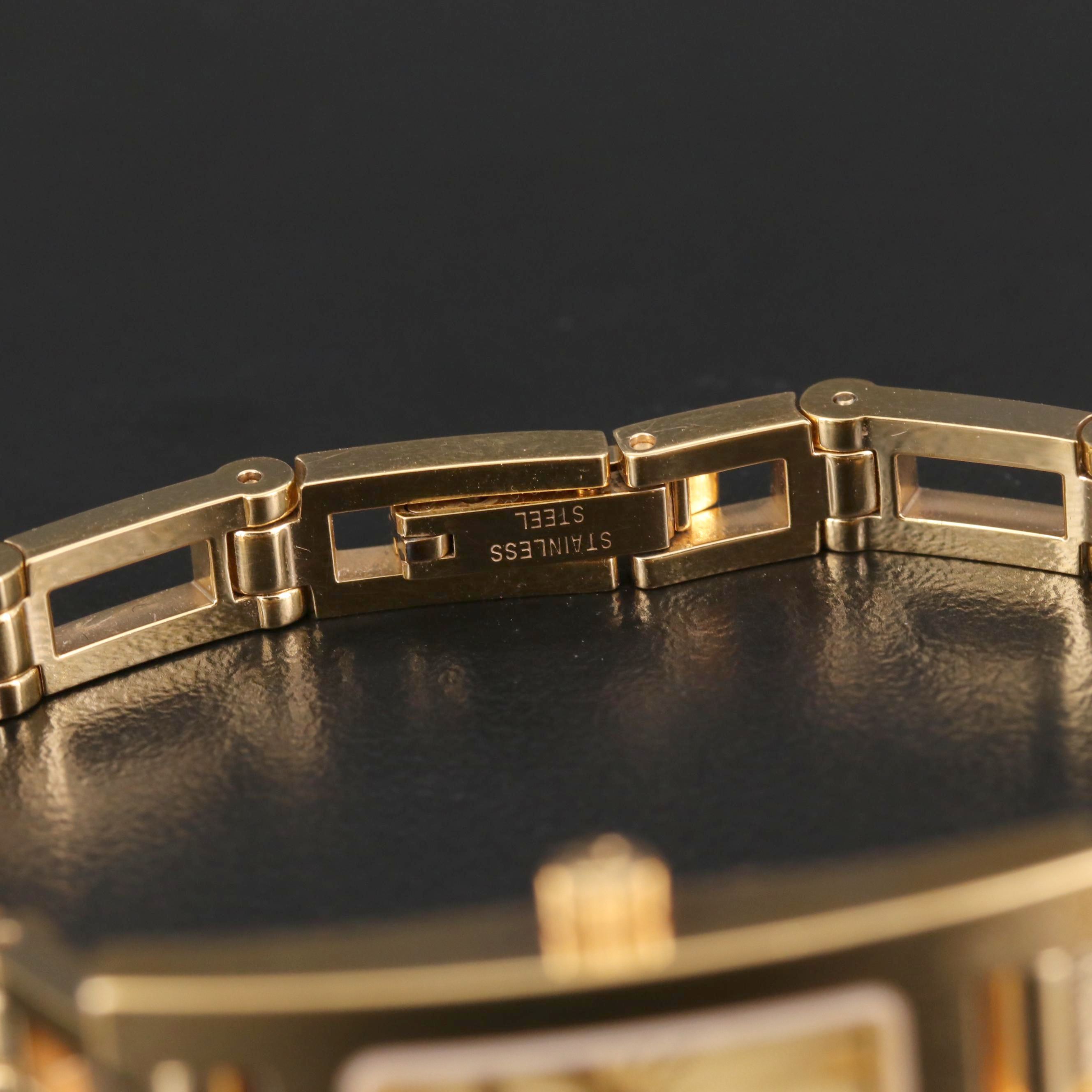 Gucci 3900L Gold Tone Quartz Watch