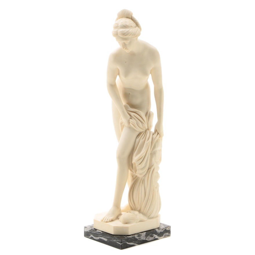 Stone Composite Female Nude Sculpture after Amilcare Santini