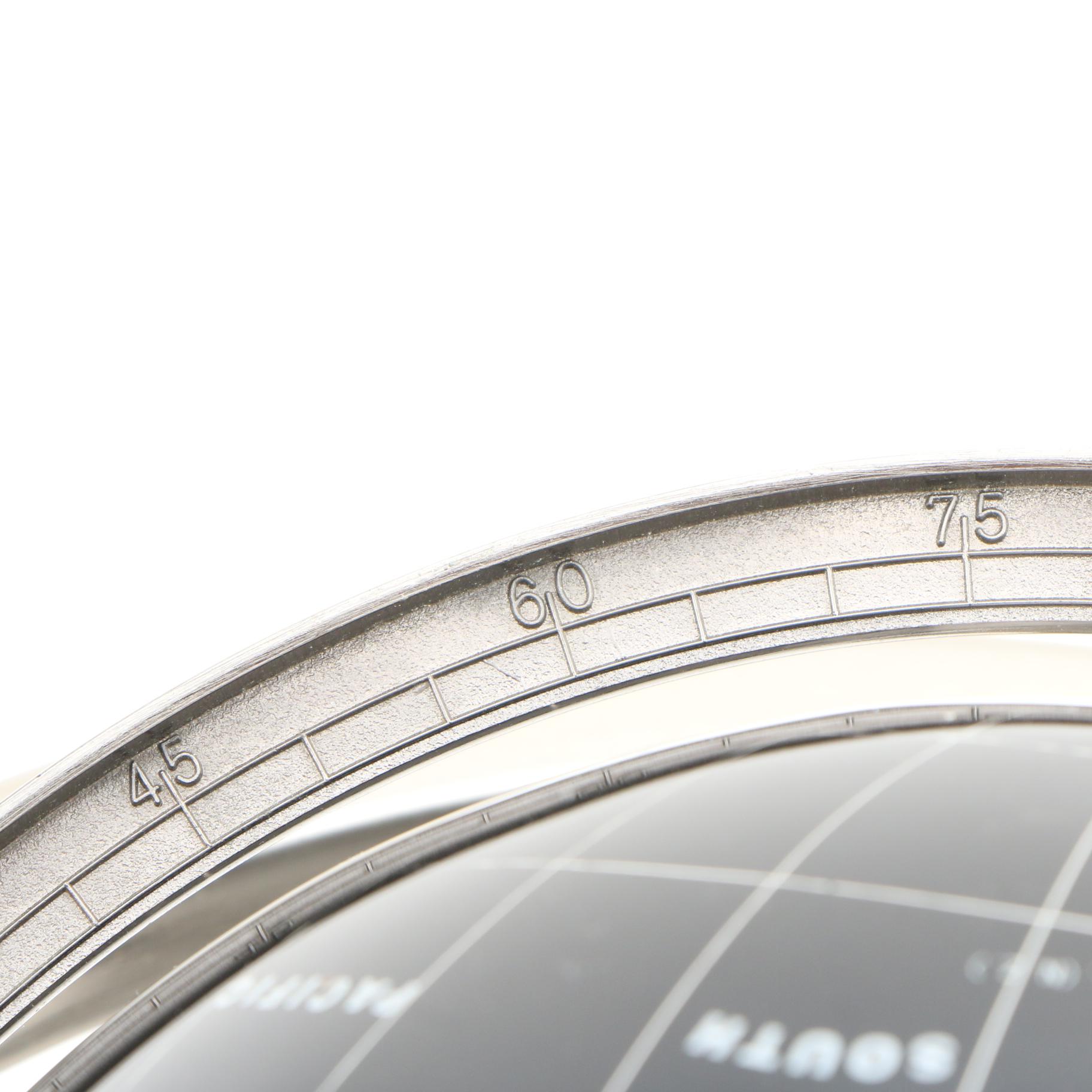 Semi-Precious Gemstone Inlay Desktop Globe