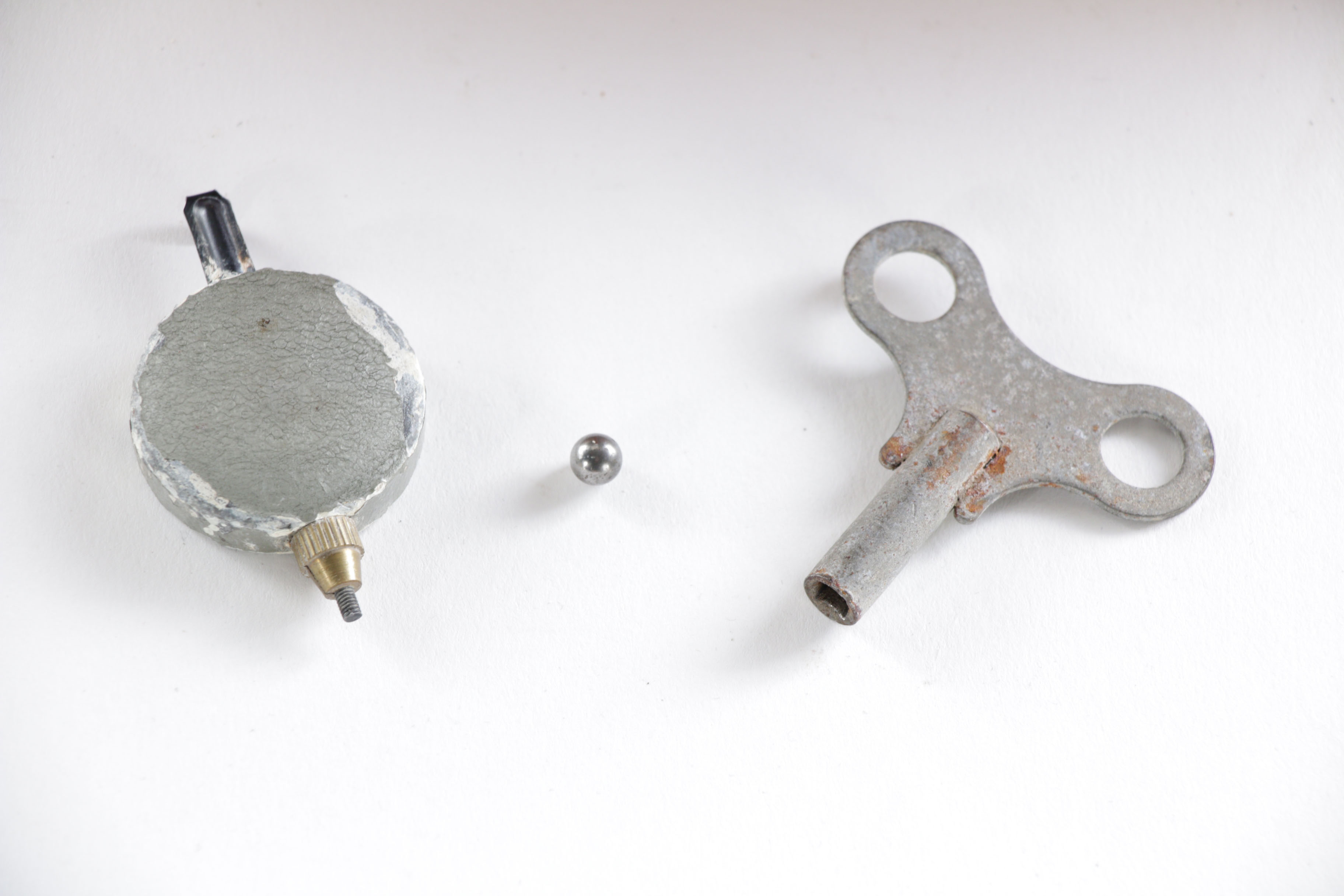 Wooden Rolling Ball Machine Clock, 20th Century