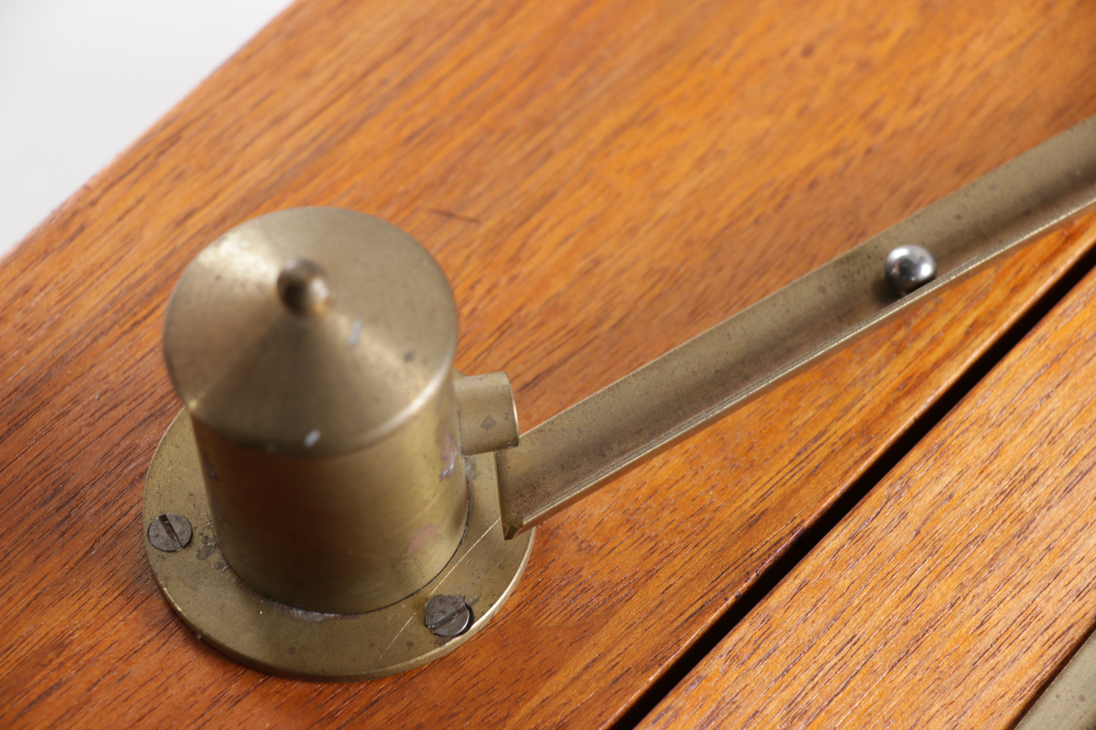 Wooden Rolling Ball Machine Clock, 20th Century