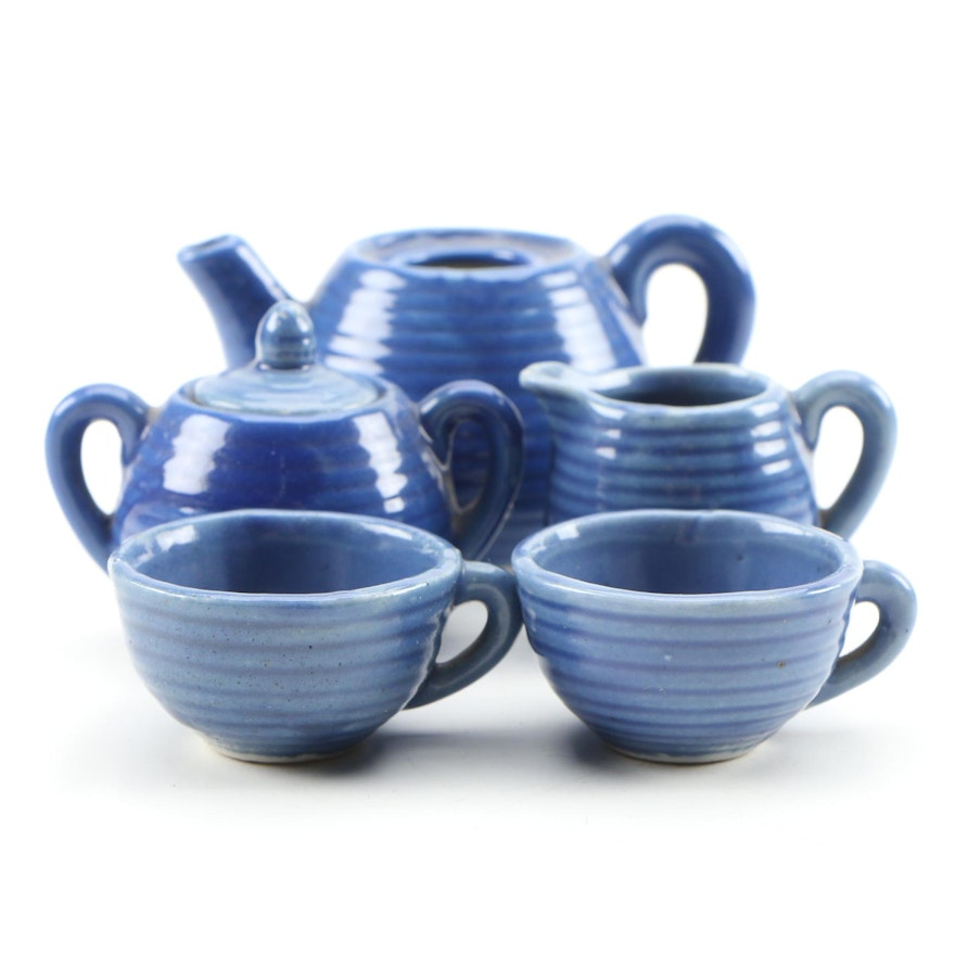 Miniature Ceramic Tea Set, Mid 20th Century