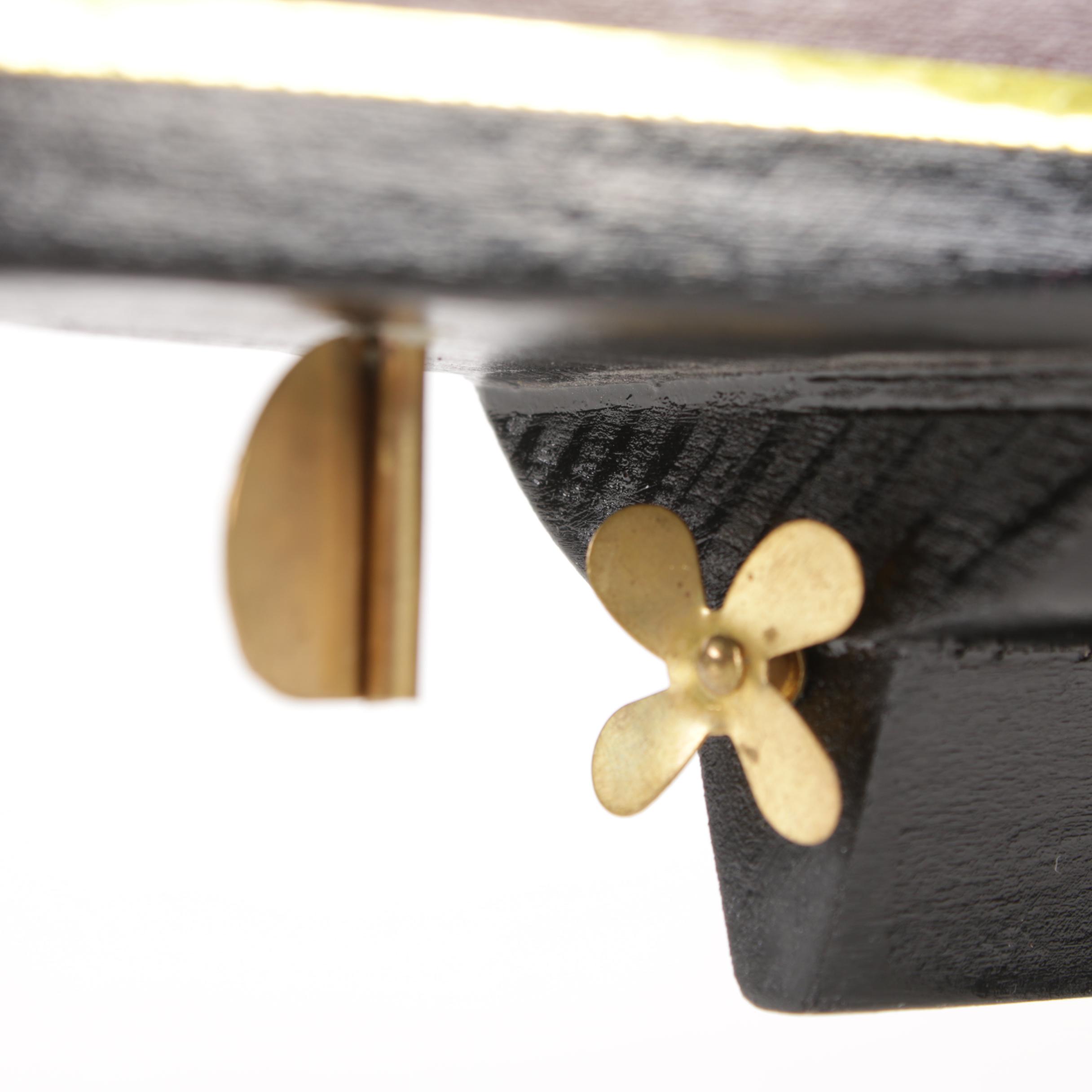 Wood Speed Boat Model, Vintage