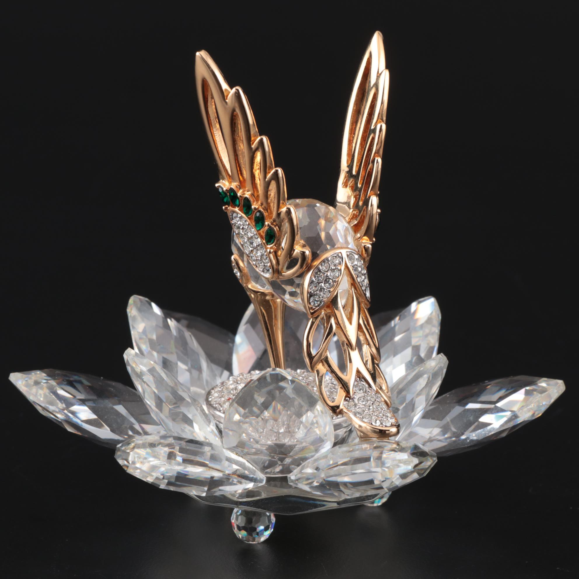 Swarovski Crystal "Hummingbird in Flight" Figurine, 1985–1988
