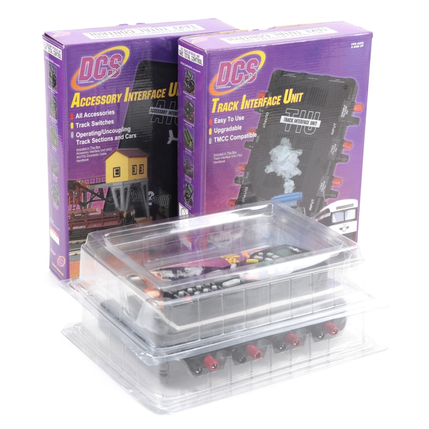 DCS Track and Accessory Interface Units in Original Packaging