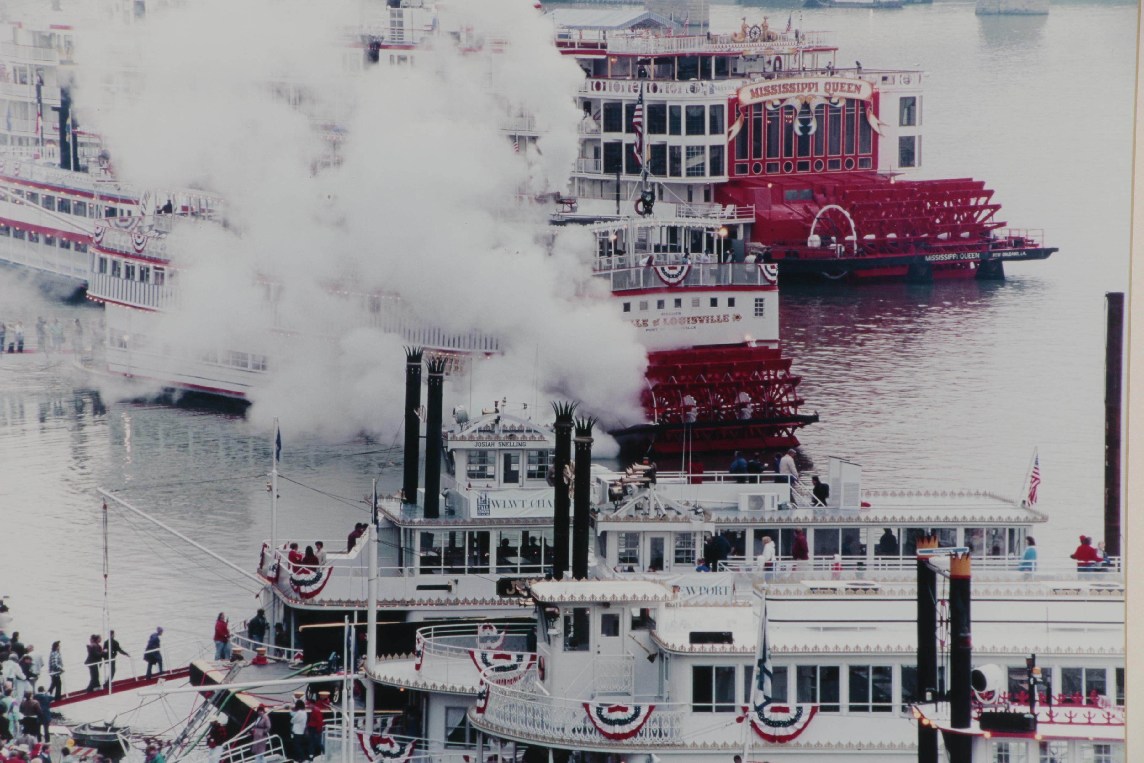 Cincinnati Tall Stacks Riverboat Festival Chromogenic Color Photograph