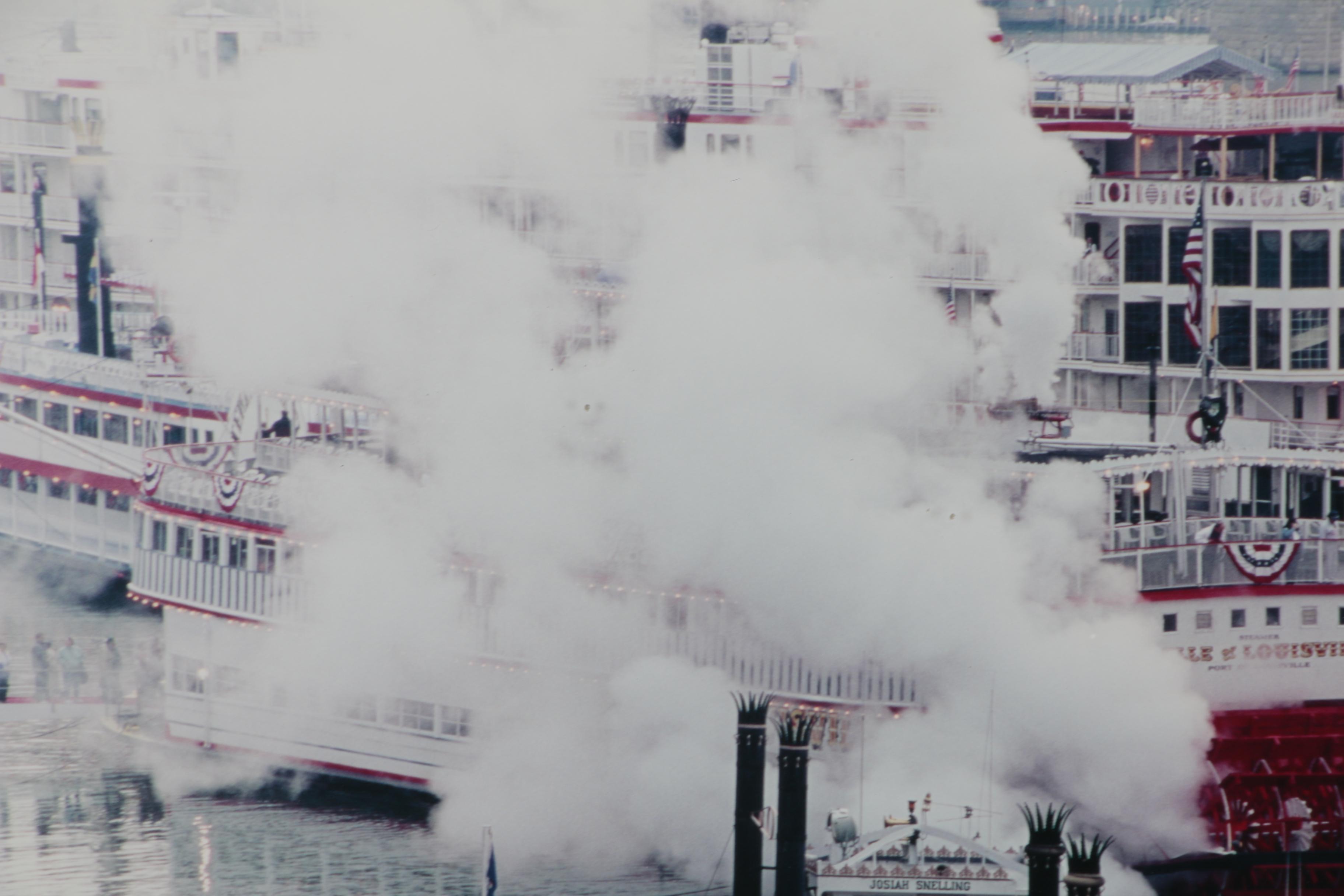 Cincinnati Tall Stacks Riverboat Festival Chromogenic Color Photograph