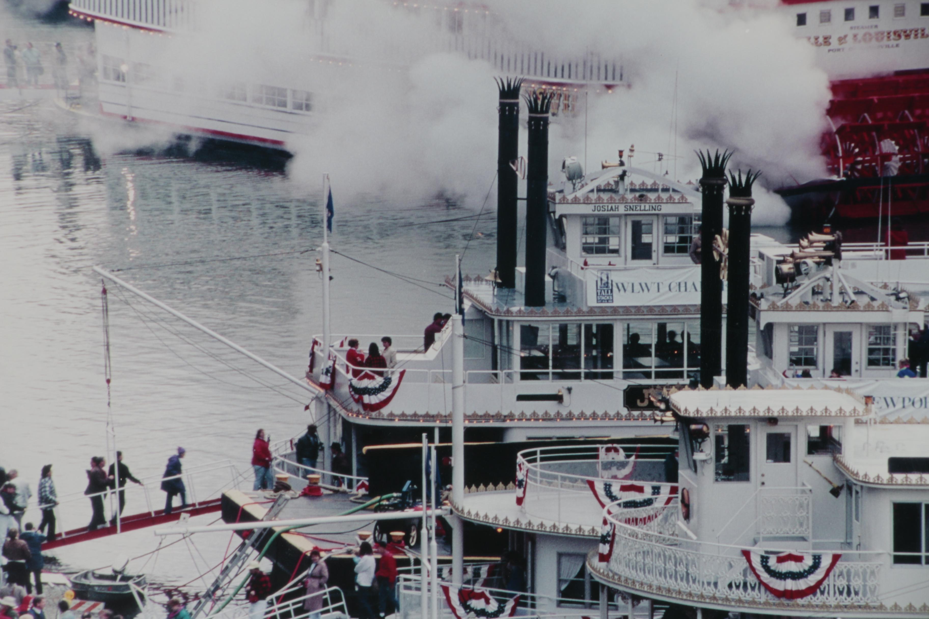Cincinnati Tall Stacks Riverboat Festival Chromogenic Color Photograph