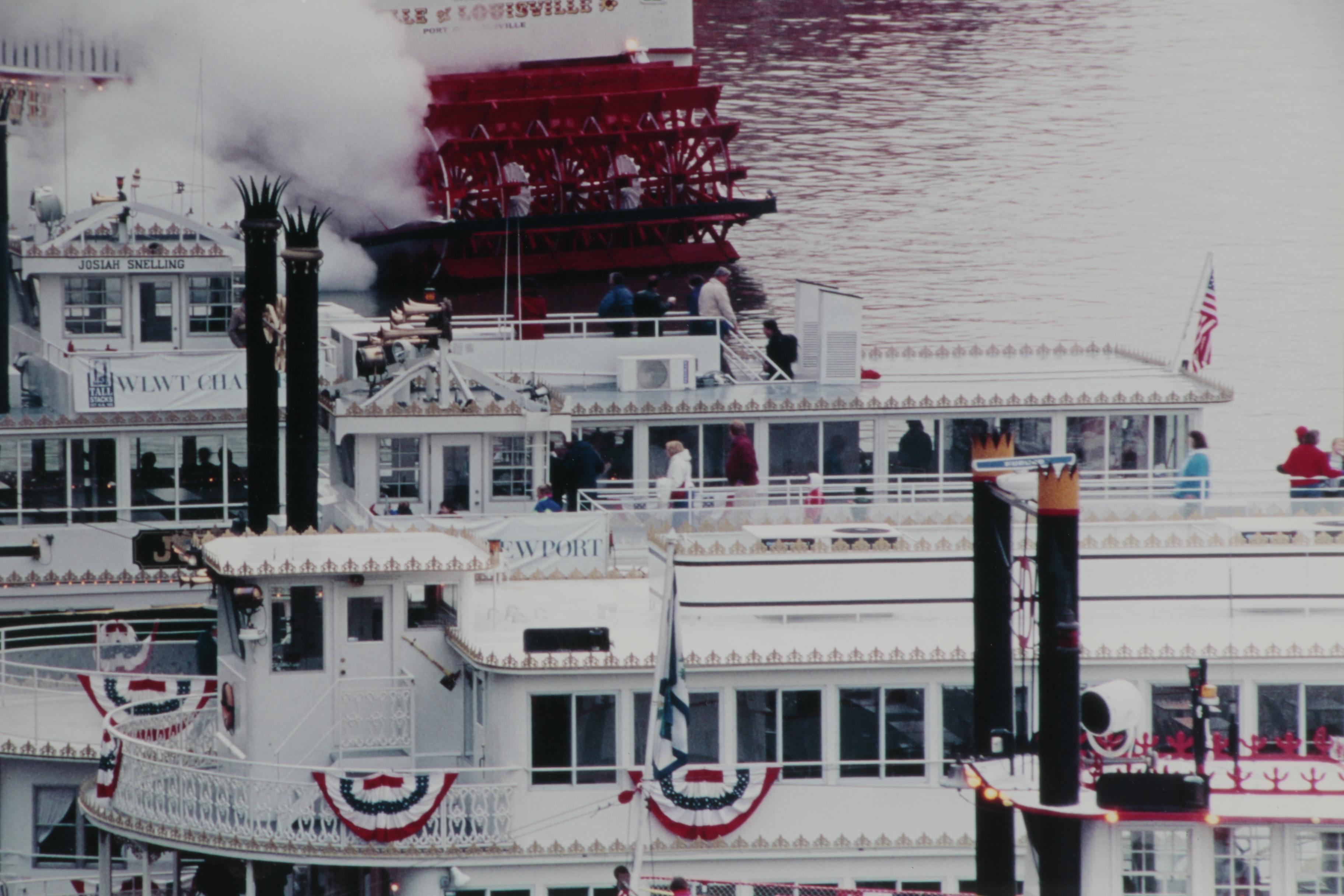 Cincinnati Tall Stacks Riverboat Festival Chromogenic Color Photograph