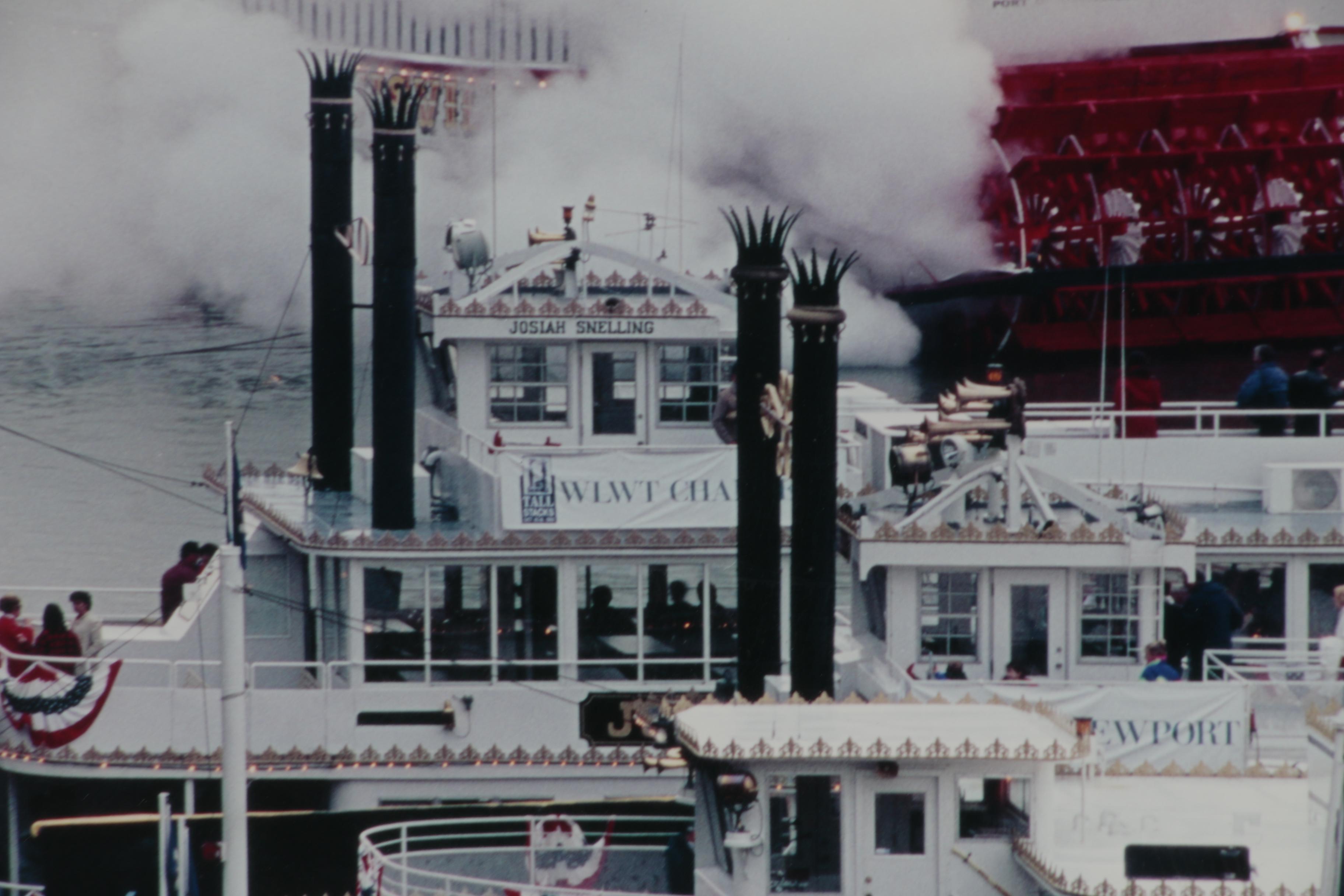 Cincinnati Tall Stacks Riverboat Festival Chromogenic Color Photograph