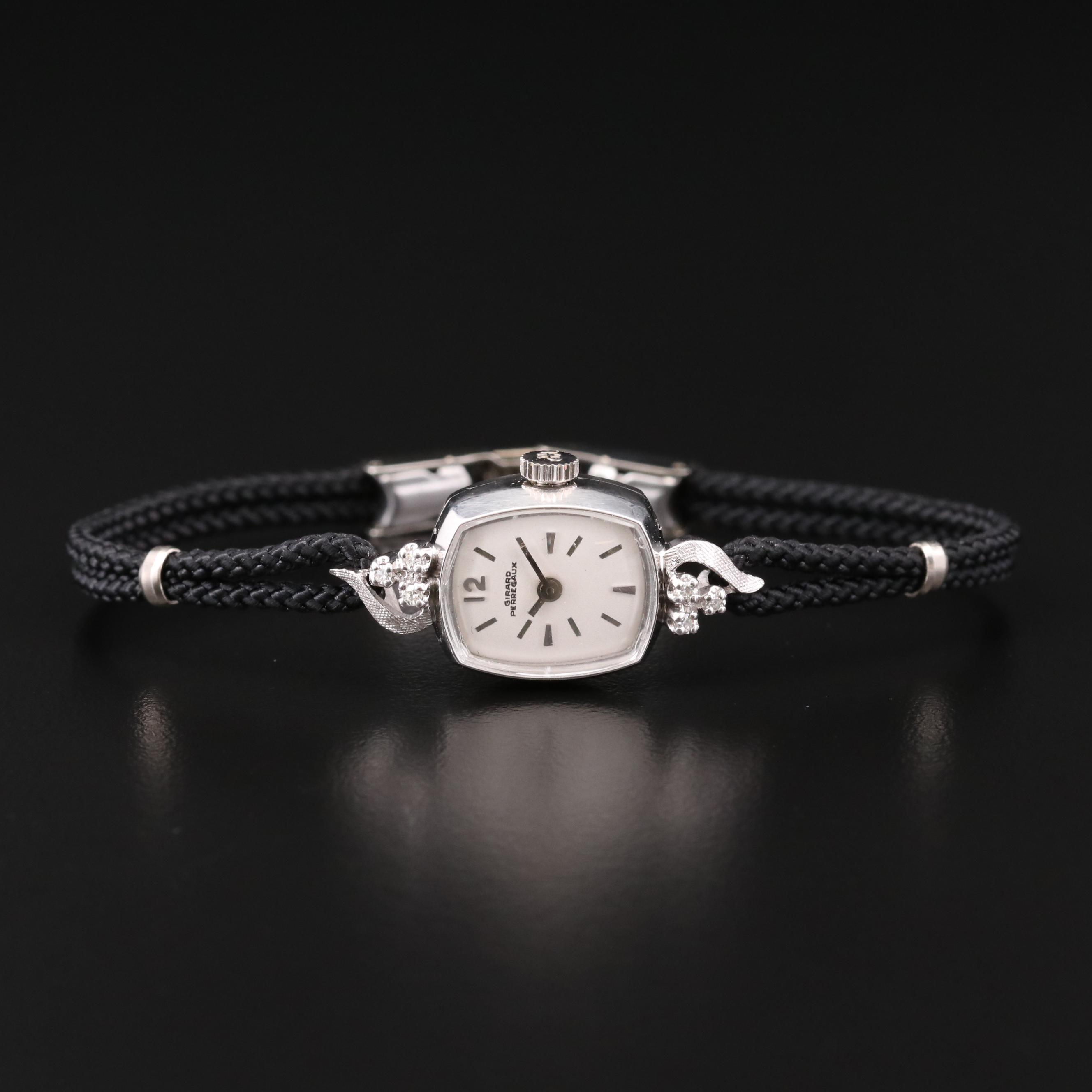 14K Gold and Diamonds Girard Perregaux Watch