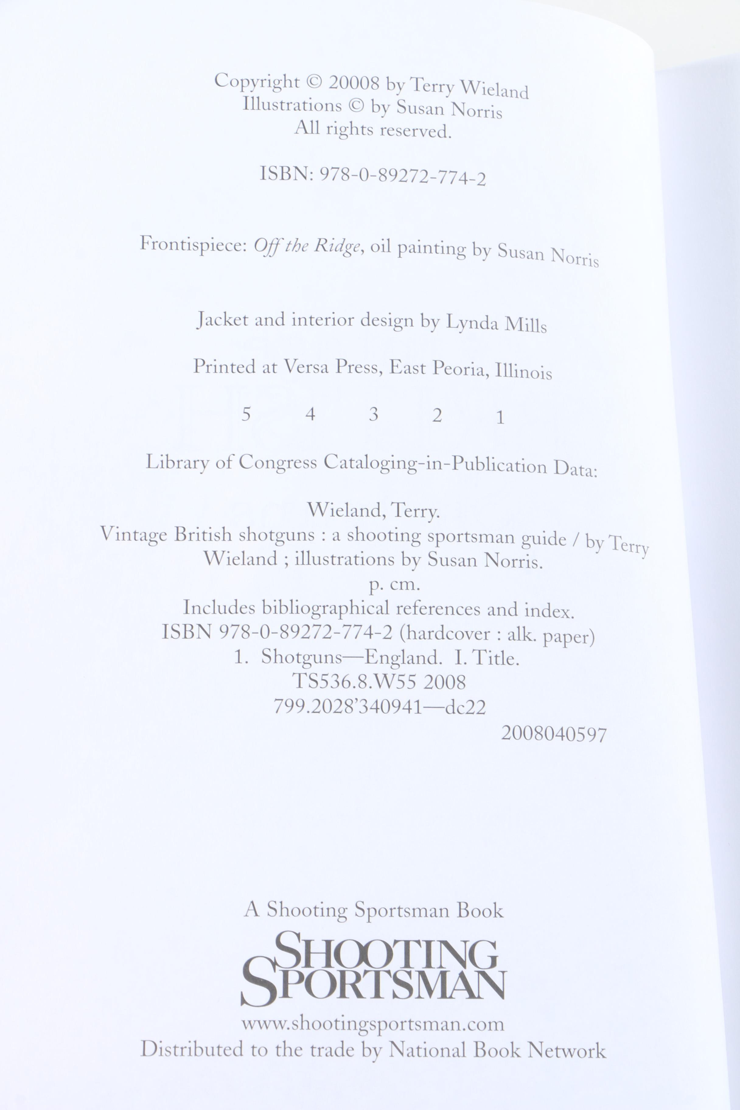 First Edition "British Gunmakers: III" and "Vintage British Shotguns"