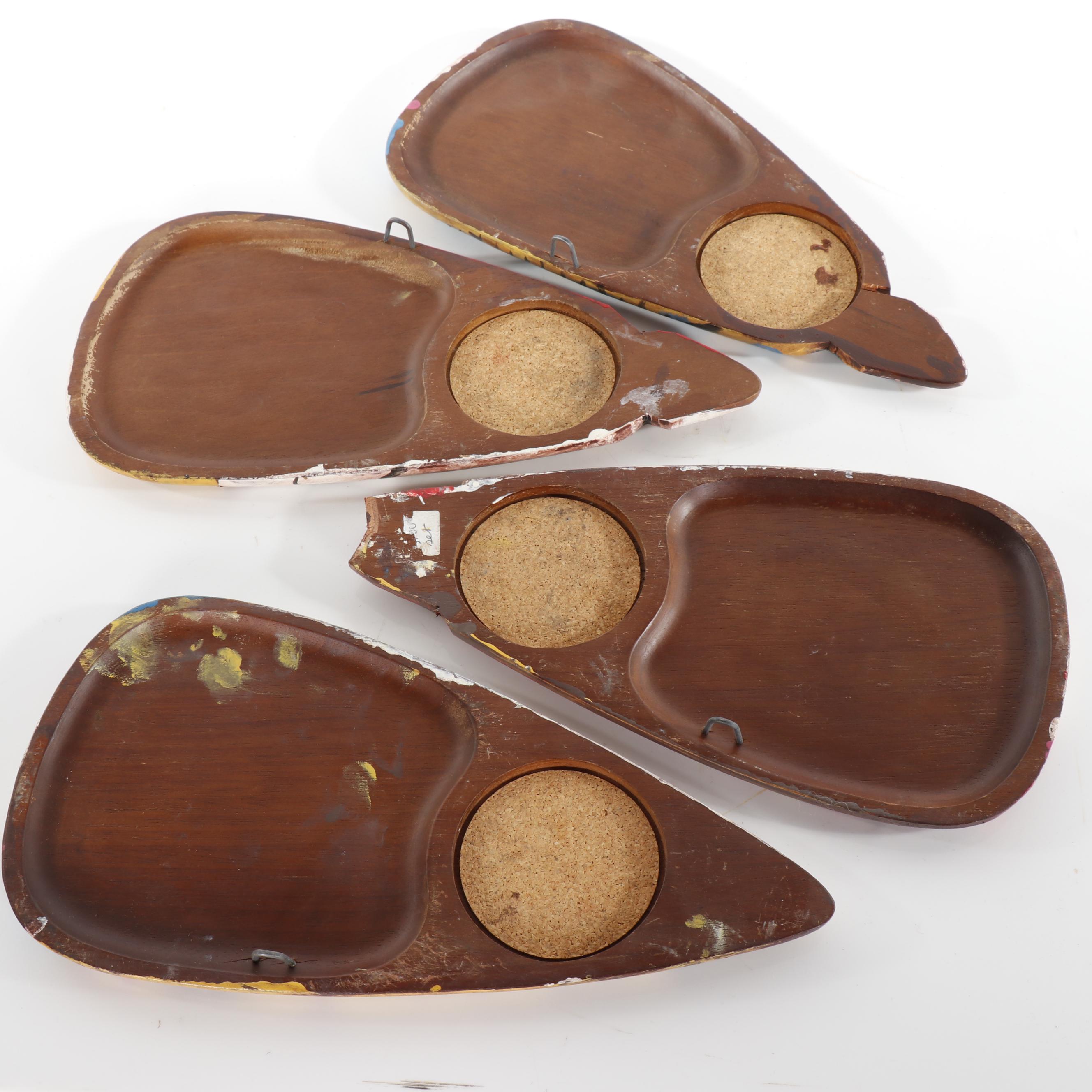 Folk Art Carved Wood Fish Sculptures