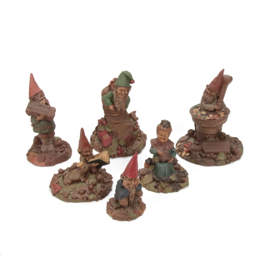 Tom Clark Resin Gnome Figurines, 1980s