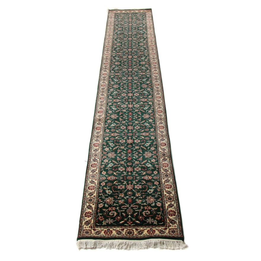 2'6 x 15'11 Hand-Knotted Indo Persian Tabriz Runner, 2000s