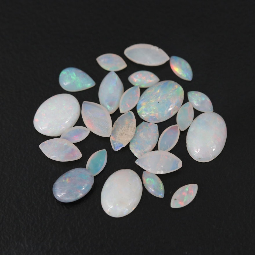 Loose 3.65 CTW Opal Gemstones and Opal Triplet Gemstone