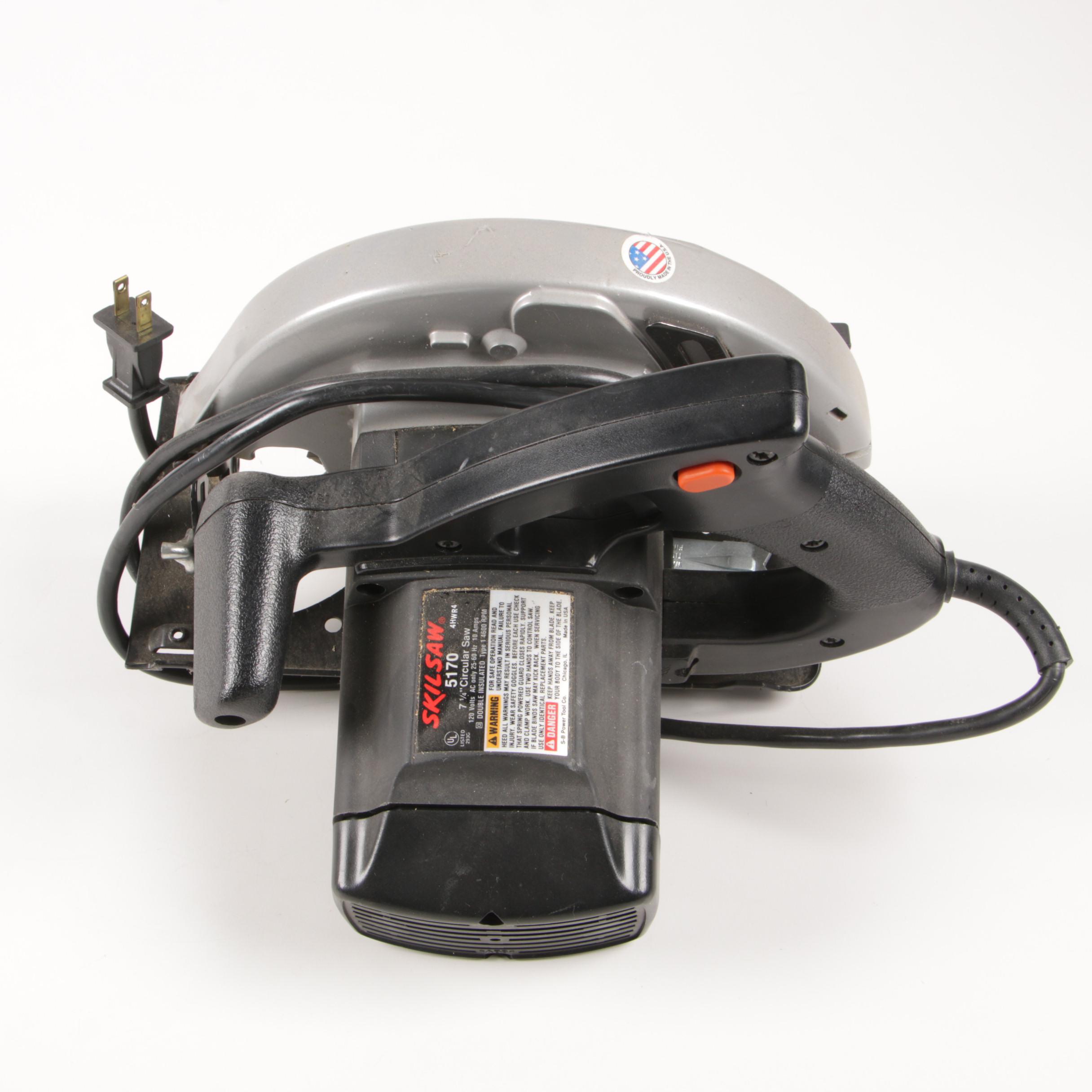 Skilsaw 7.25" and Porter-Cable "Guild-6" Circular Saws