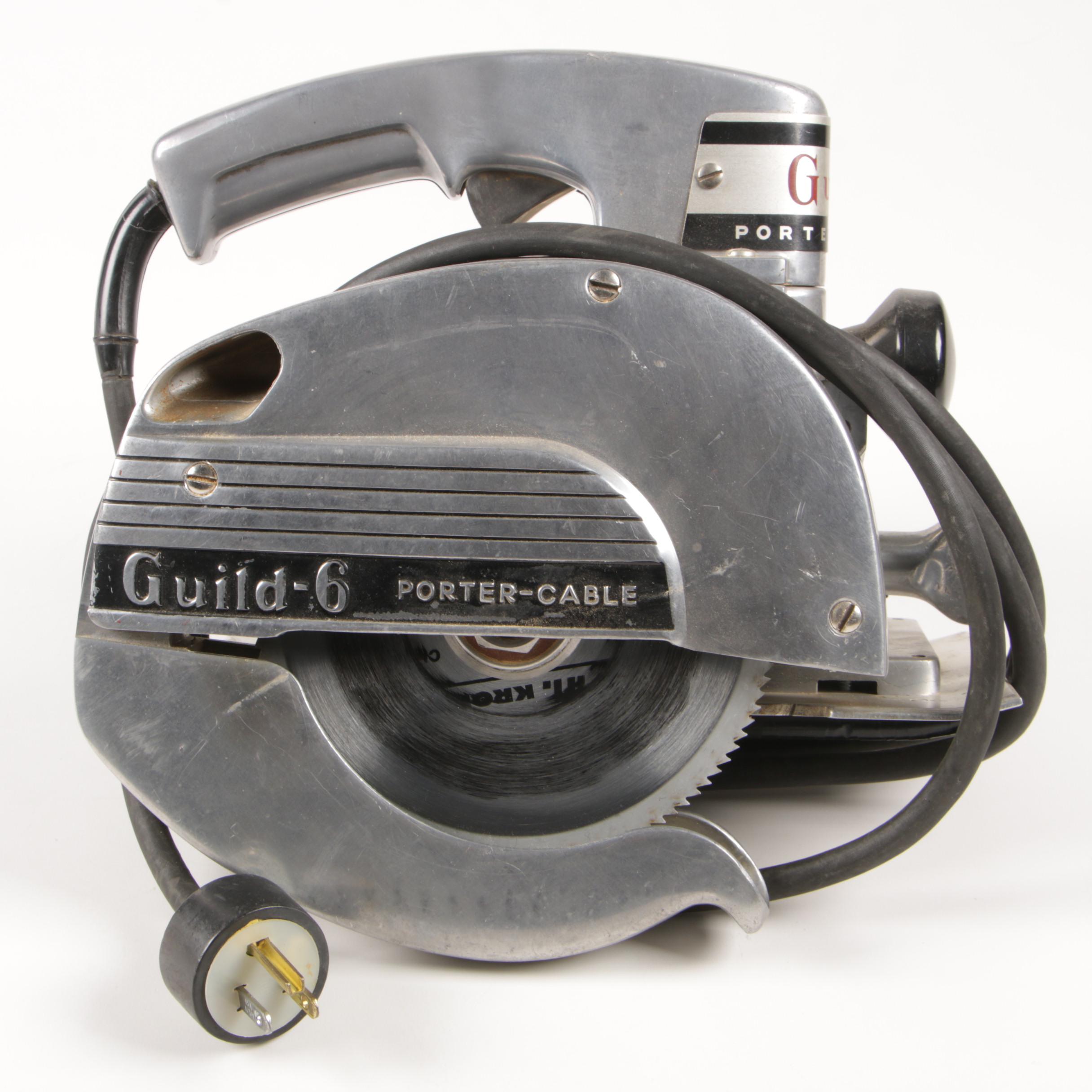 Skilsaw 7.25" and Porter-Cable "Guild-6" Circular Saws