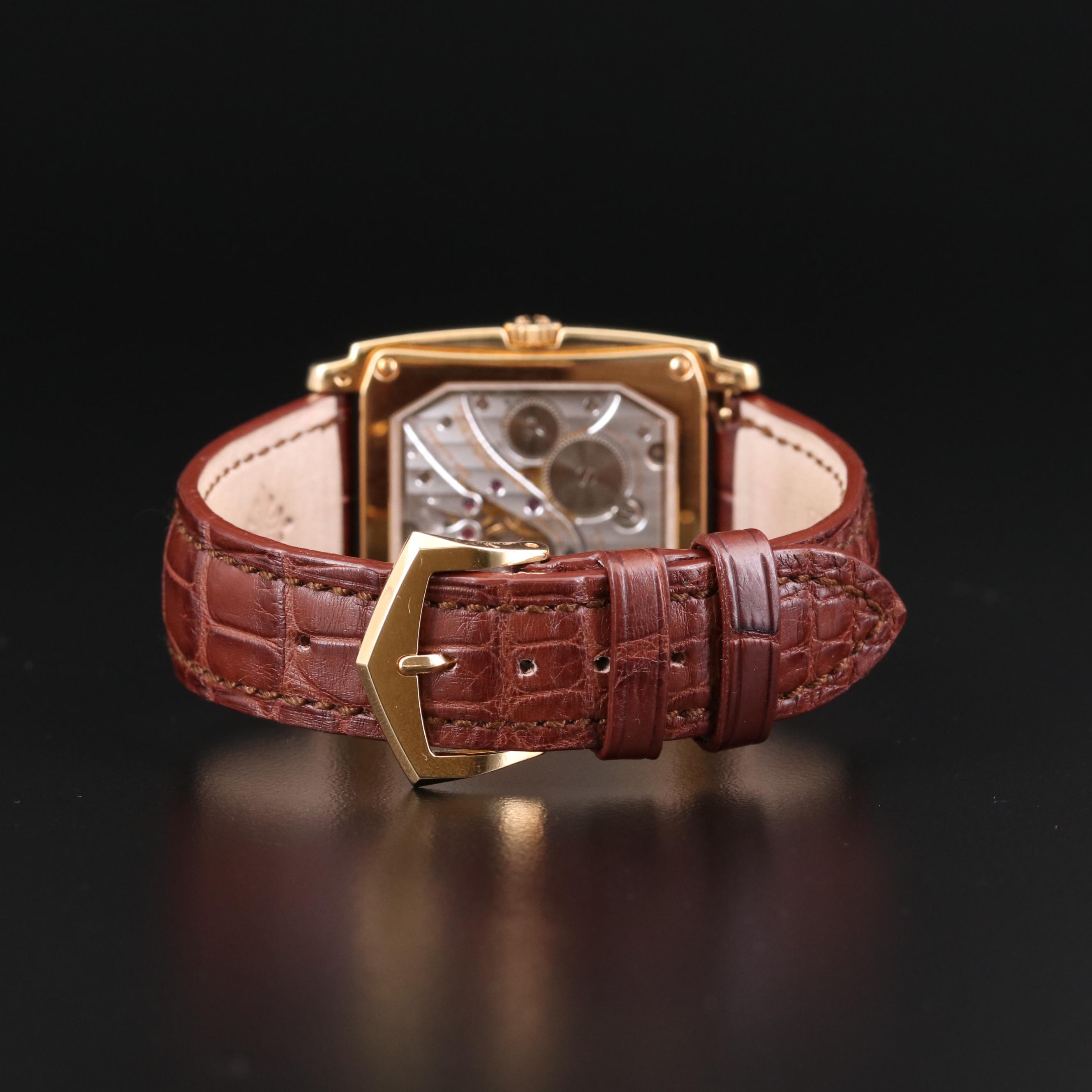 Patek Philippe Gondolo 5124J 18K Gold Stem Wind Watch