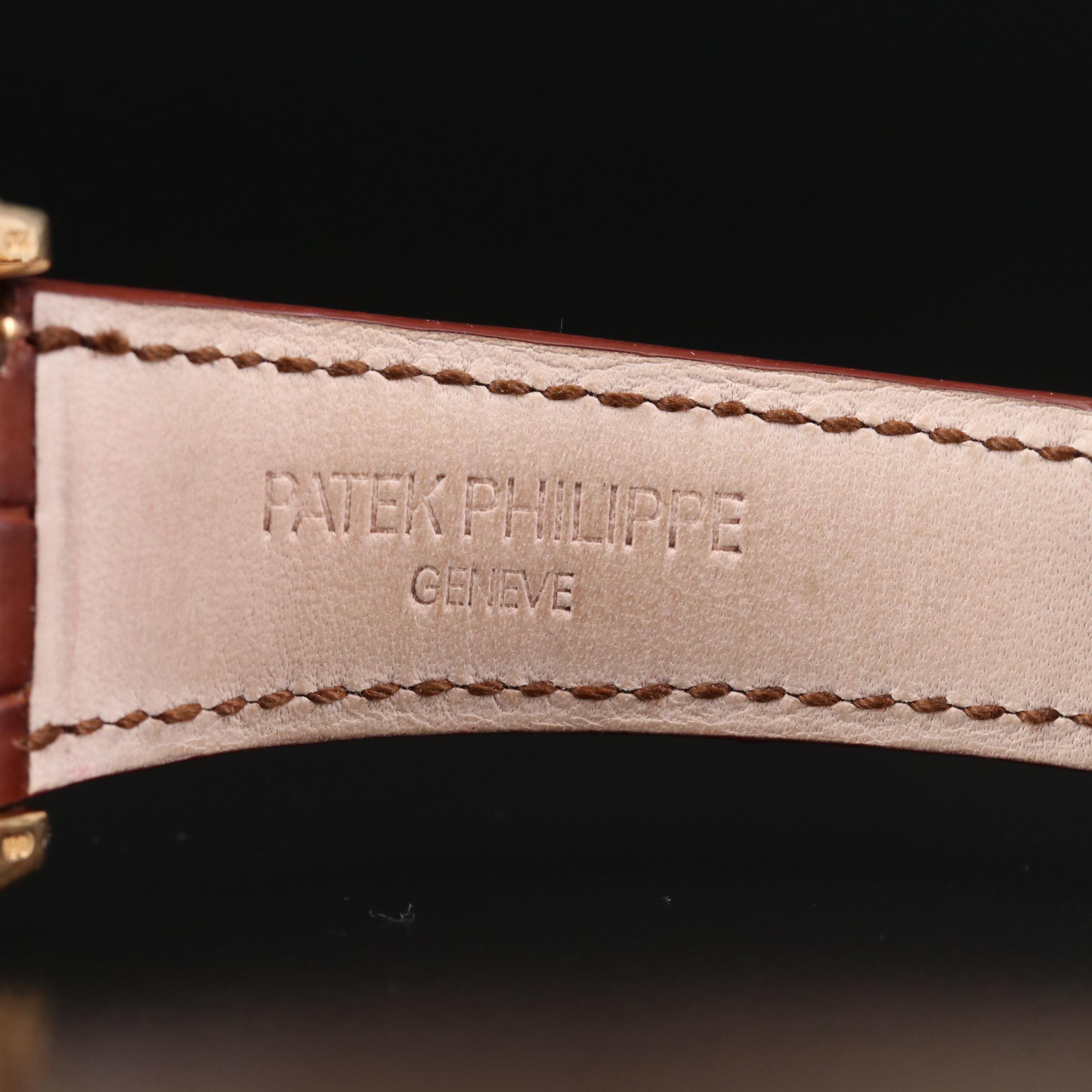 Patek Philippe Gondolo 5124J 18K Gold Stem Wind Watch