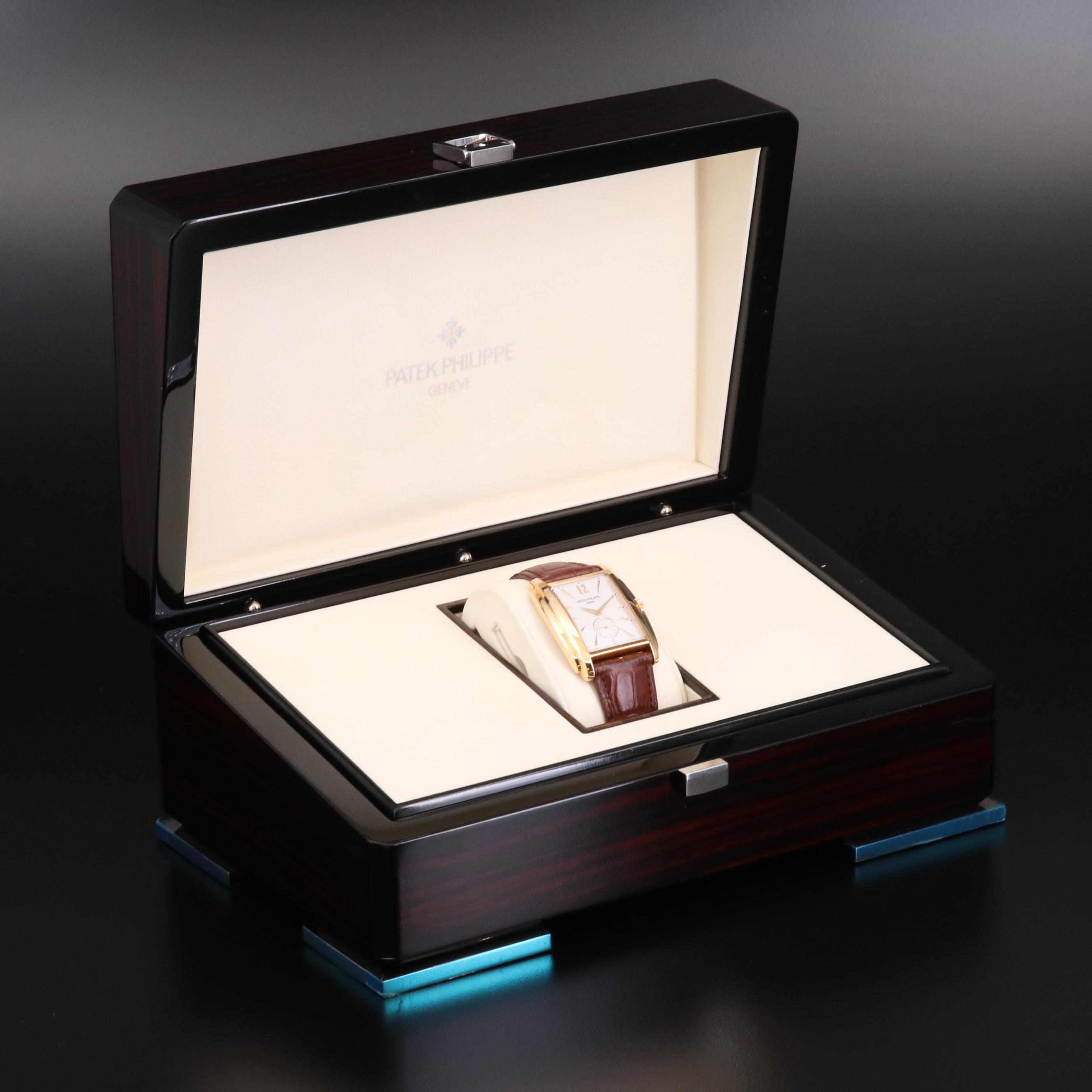 Patek Philippe Gondolo 5124J 18K Gold Stem Wind Watch