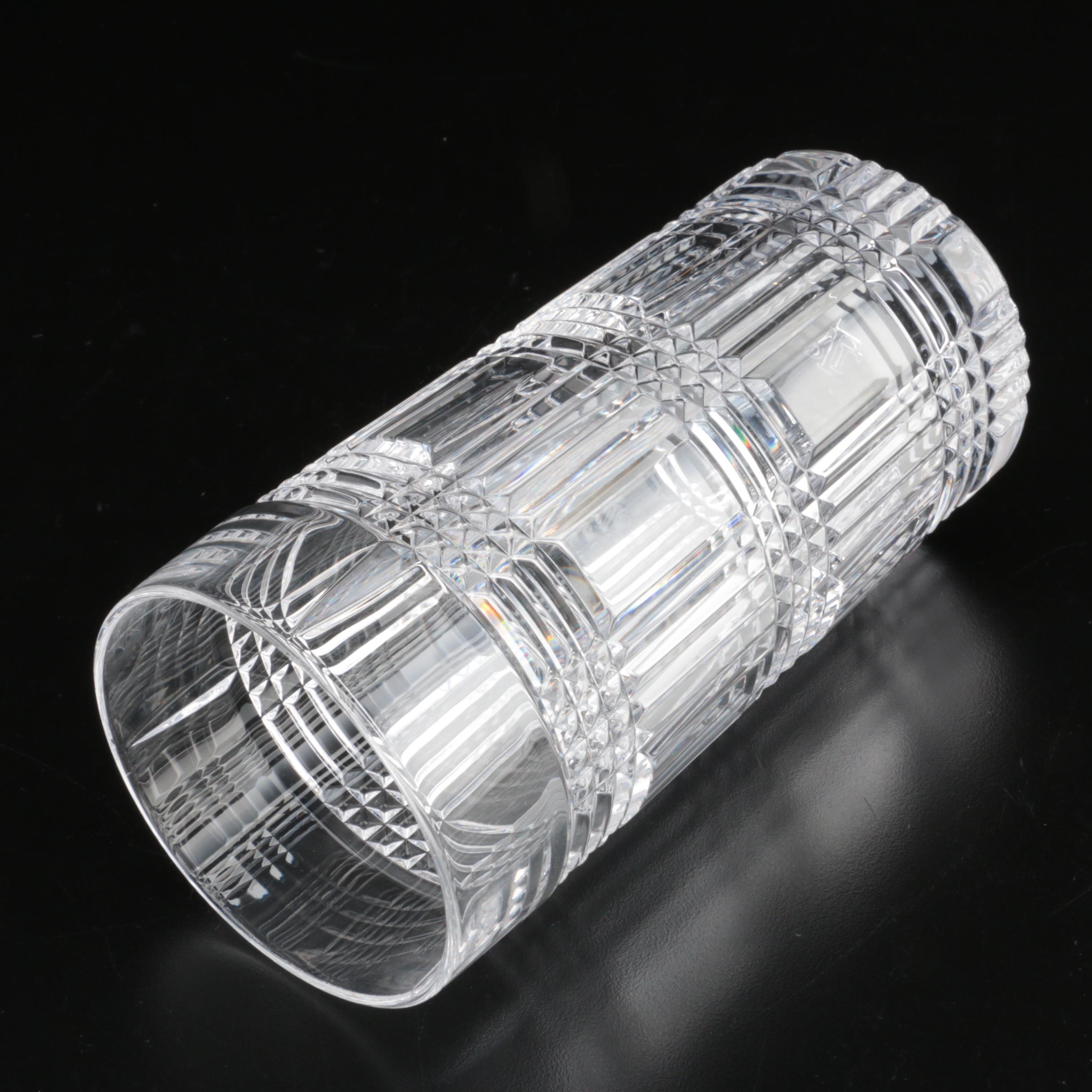 Ralph Lauren "Glen Plaid" Crystal Highball Glasses