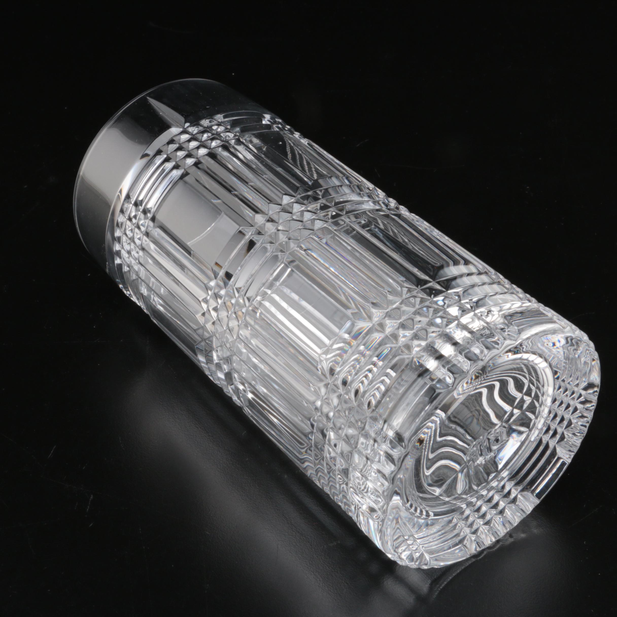 Ralph Lauren "Glen Plaid" Crystal Highball Glasses