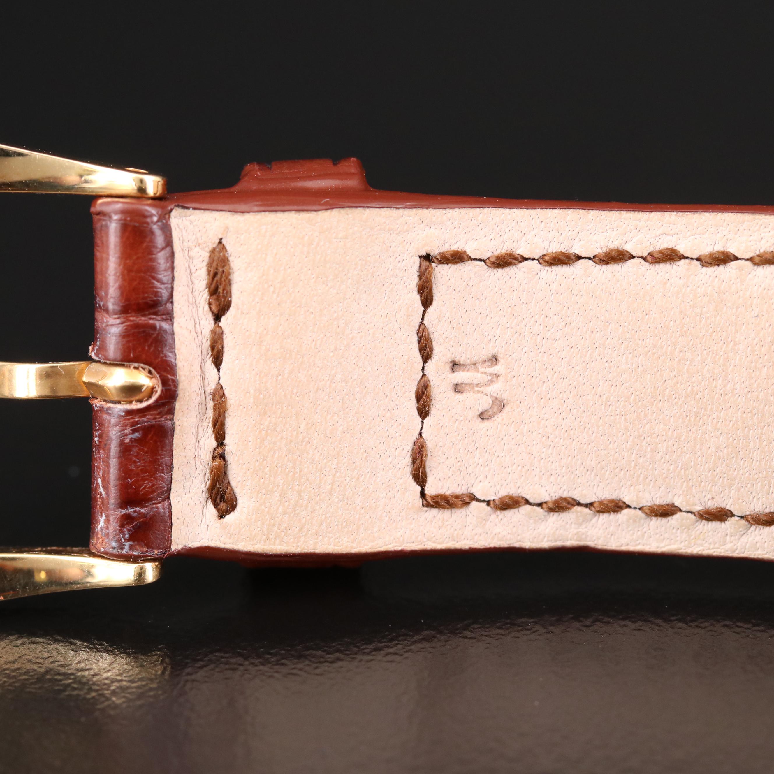 Patek Philippe Gondolo 5124J 18K Gold Stem Wind Watch