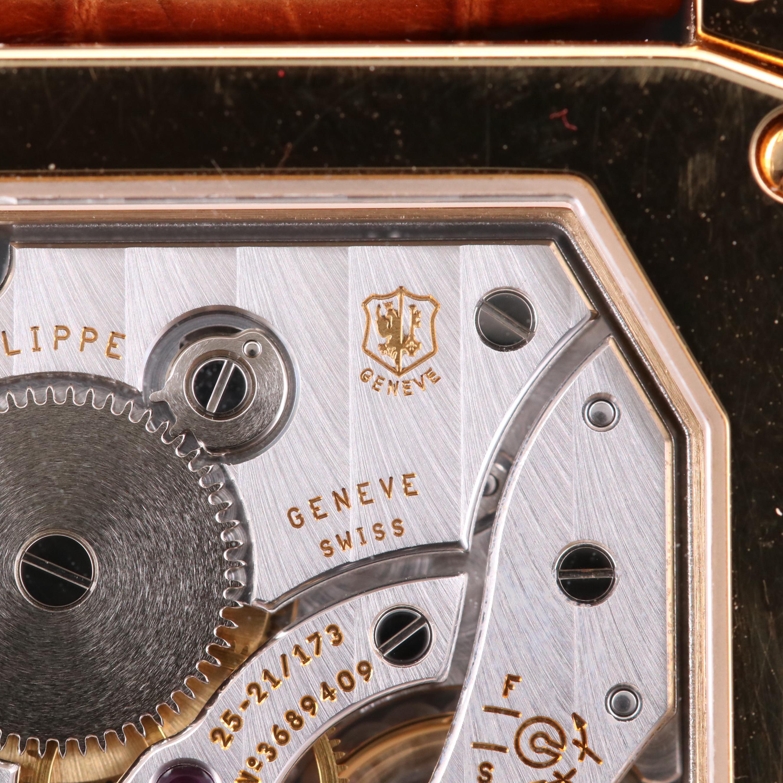 Patek Philippe Gondolo 5124J 18K Gold Stem Wind Watch