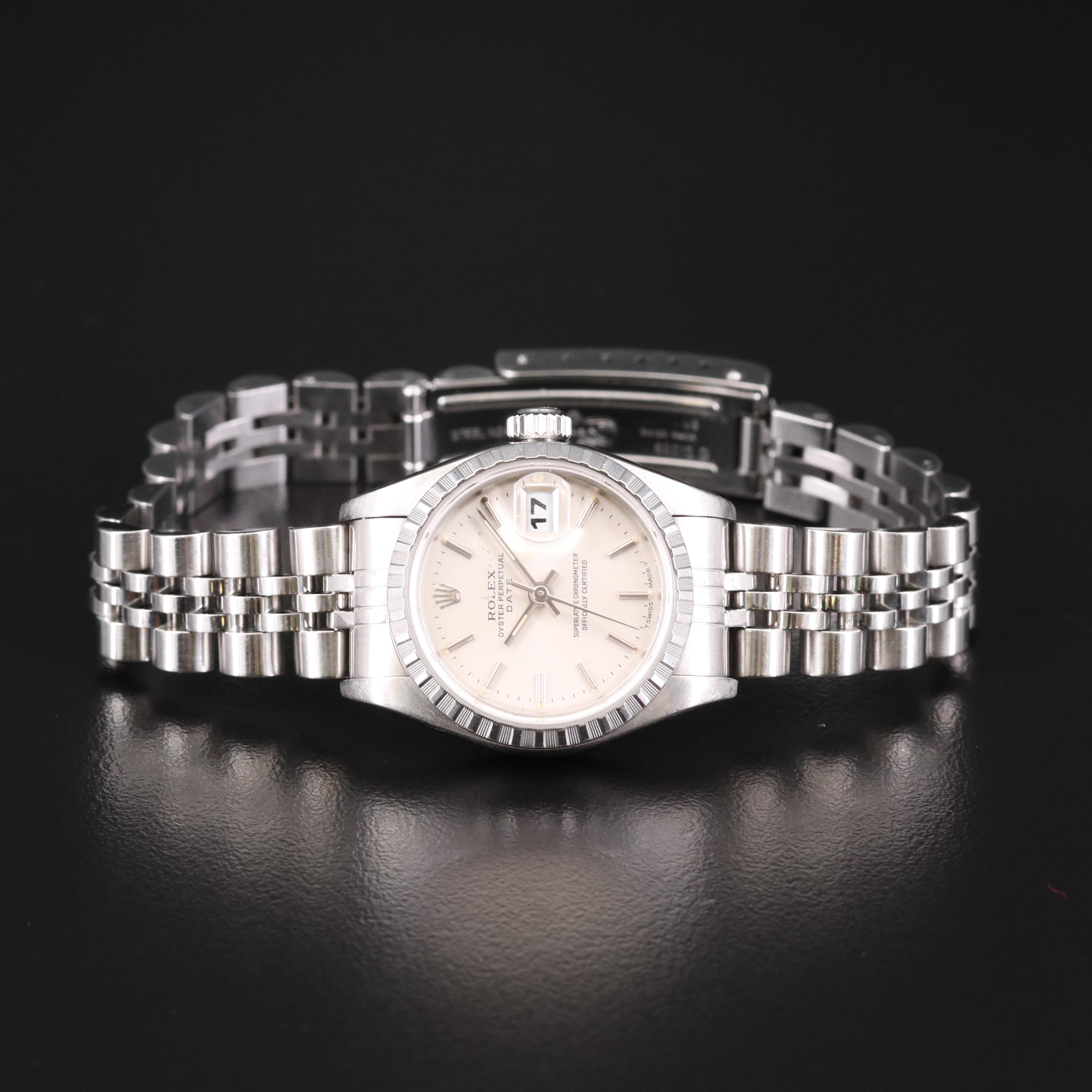 Rolex Date Stainless Steel Automatic Watch, 1997